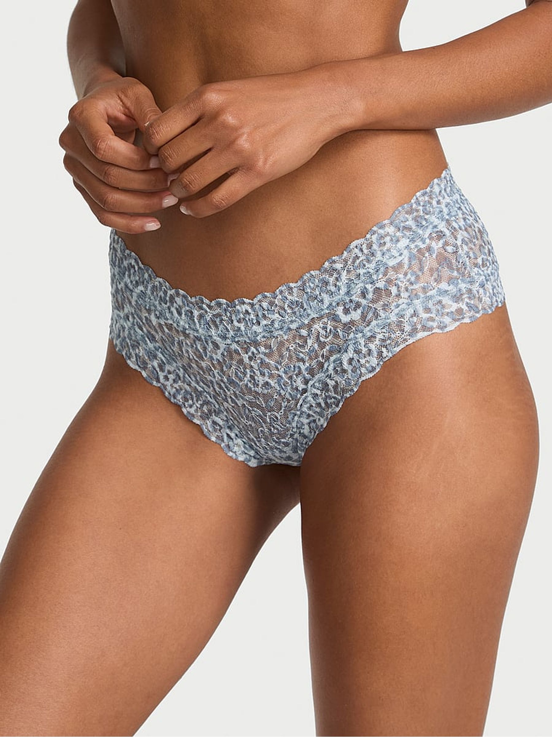 Blue Leopard Cheeky Knickers - Image 1 of 3