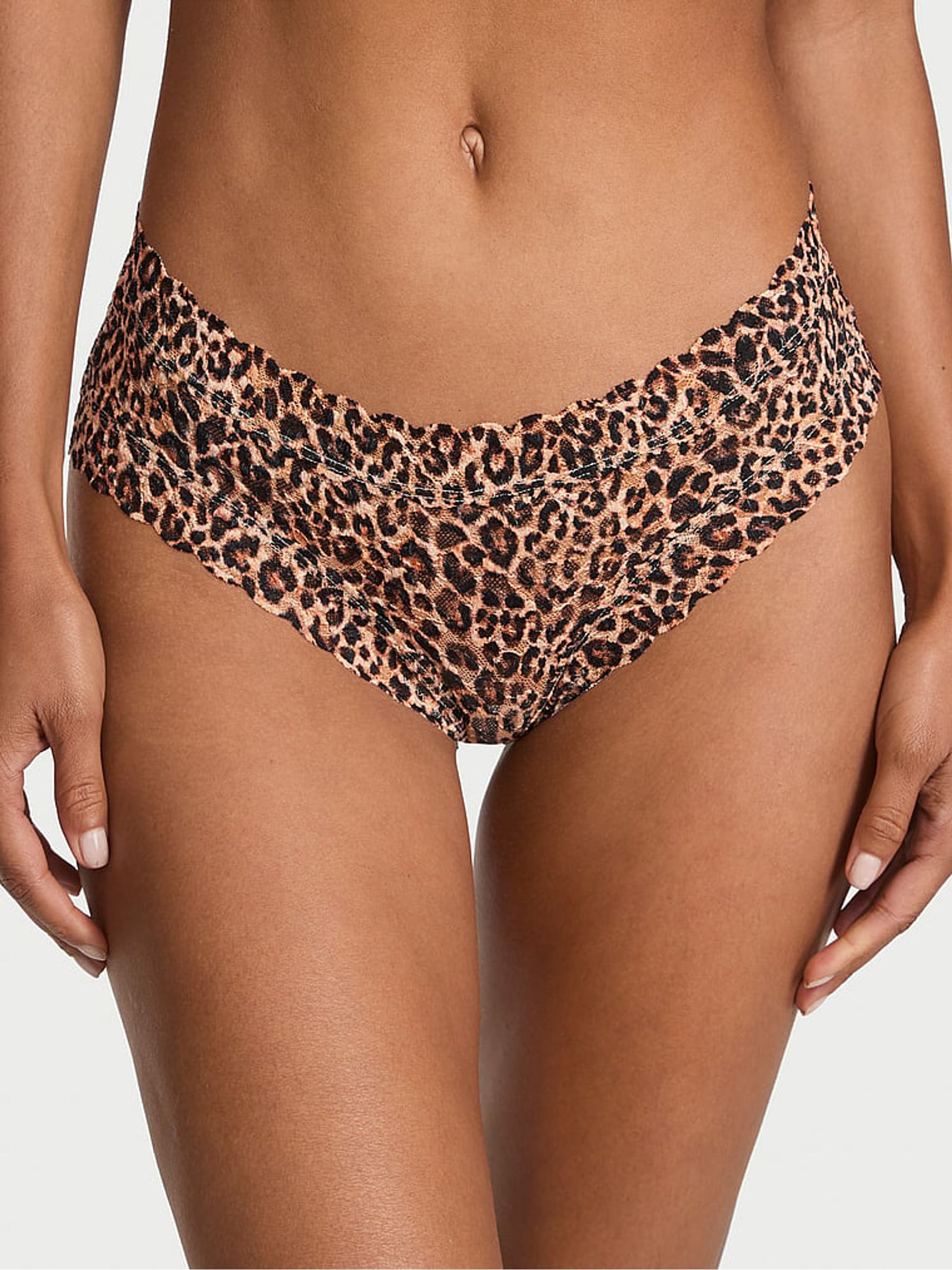 Leopard Brown Cheeky Knickers - Image 1 of 3