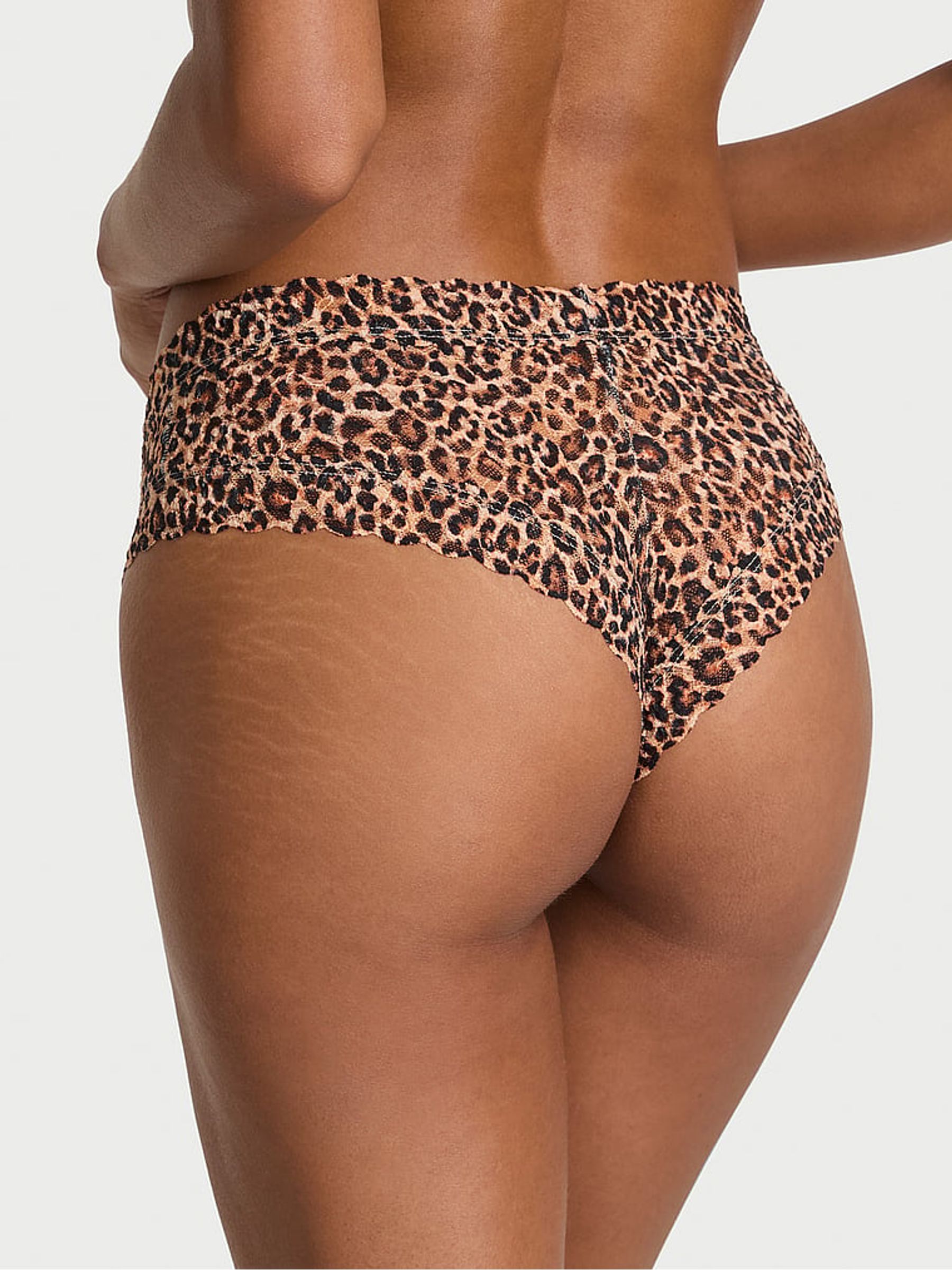 Leopard Brown Cheeky Knickers - Image 2 of 3