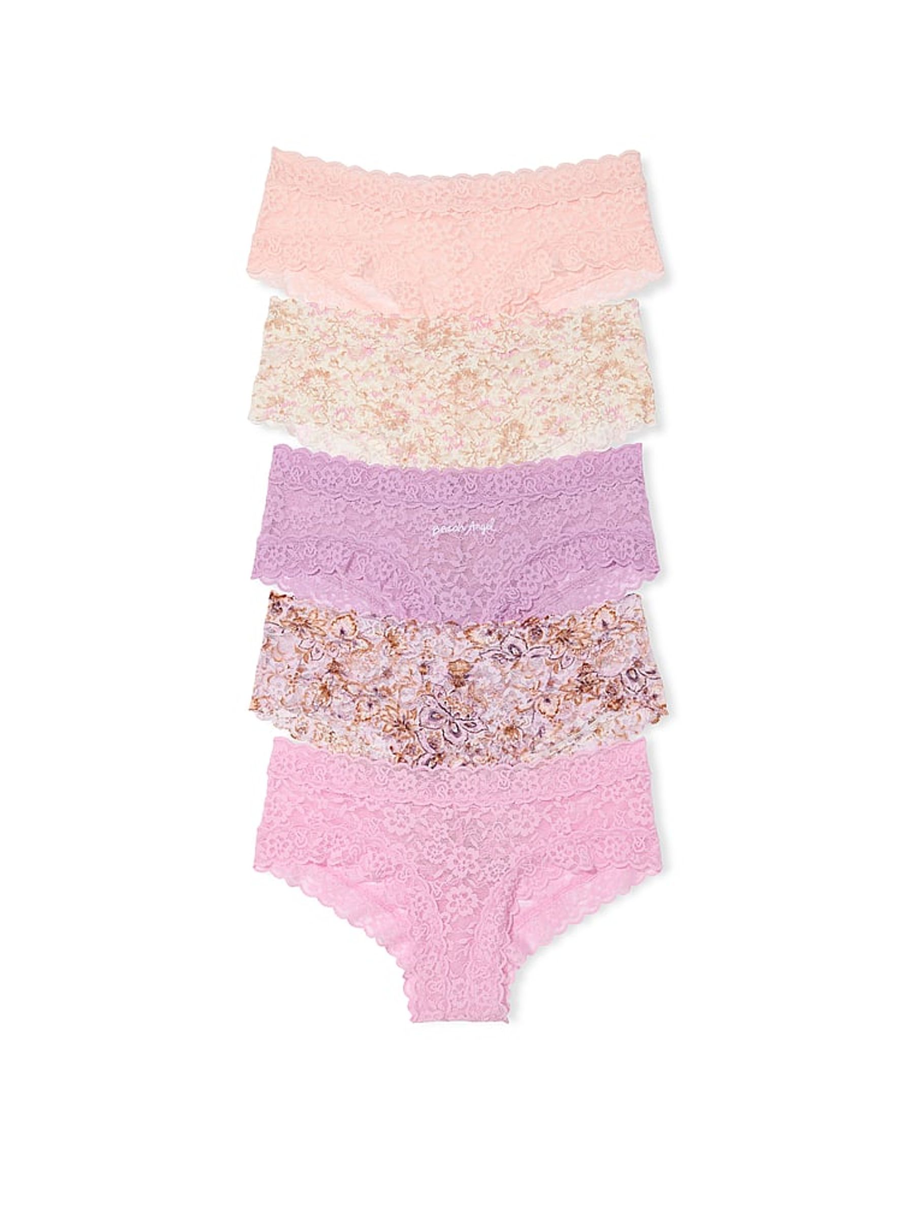 Pink/Puprle Cheeky 5 Pack Knickers - Image 1 of 2