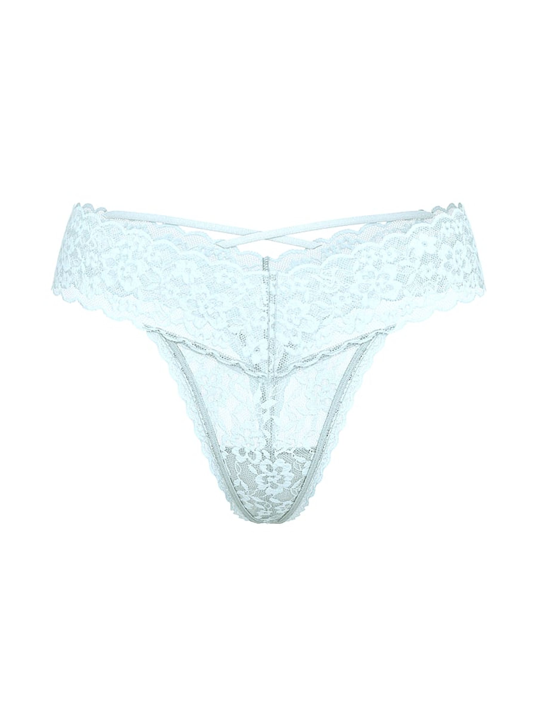 Tradewind Blue Thong Strappy Back Knickers - Image 3 of 3