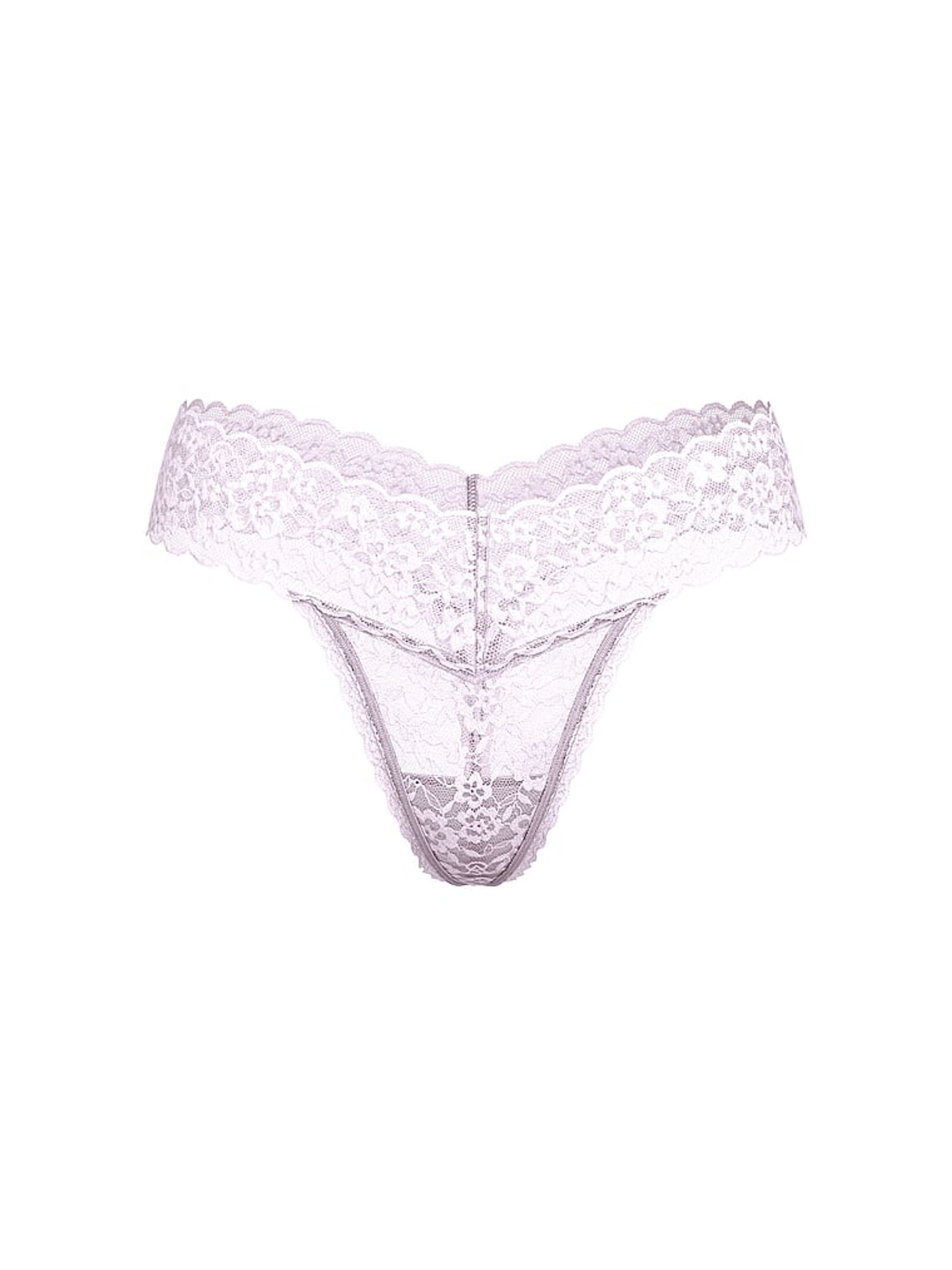 Delicate Violet Purple Thong Knickers - Image 3 of 3