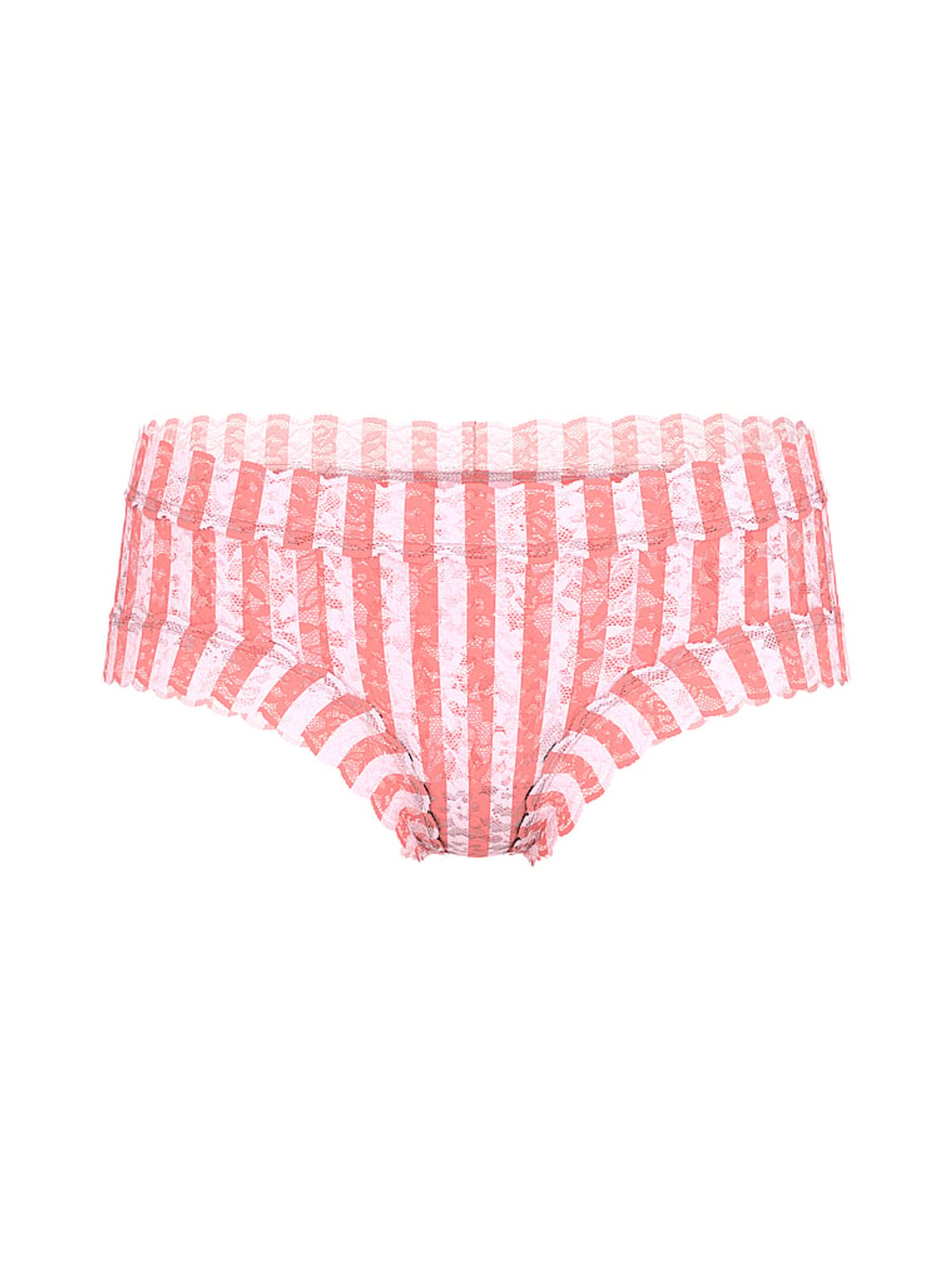 Pretty Blossom Pink Stripe Cheeky Knickers - Image 3 of 3