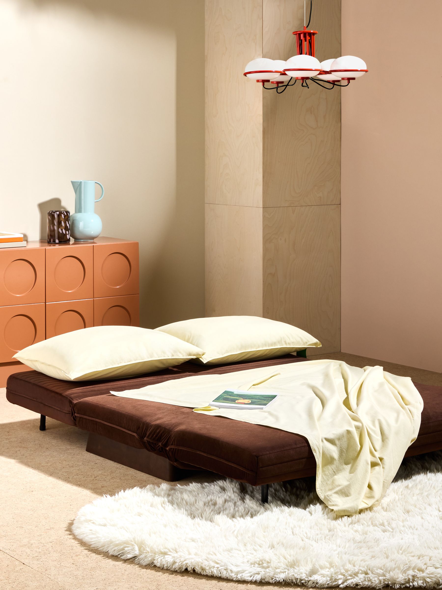 Large Bingham 2 Seater Sofa Bed in Chocolate Brown - Image 2 of 7 Large Bingham 2 Seater Sofa Bed in Chocolate Brown - Image 2 of 7