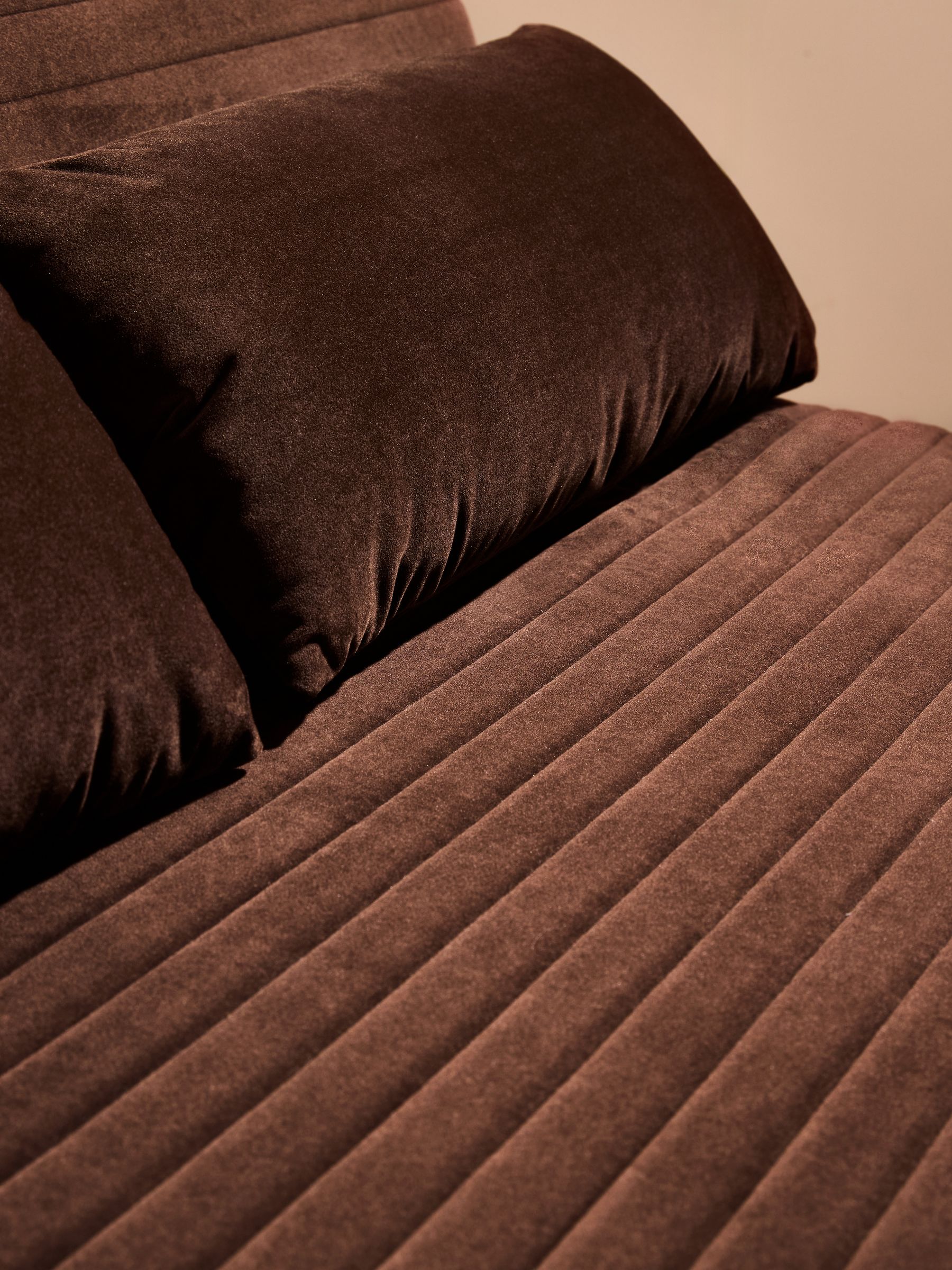 Large Bingham 2 Seater Sofa Bed in Chocolate Brown - Image 4 of 7