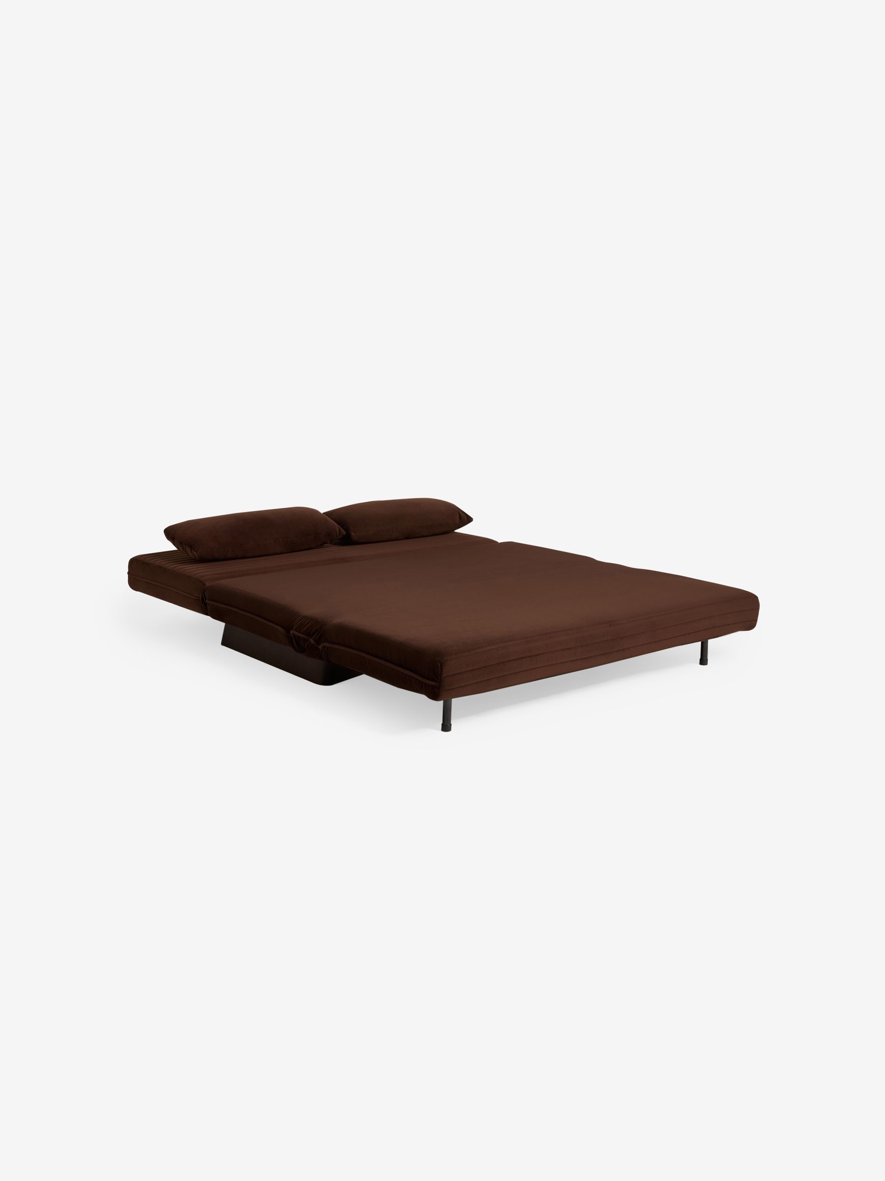 Large Bingham 2 Seater Sofa Bed in Chocolate Brown - Image 6 of 7