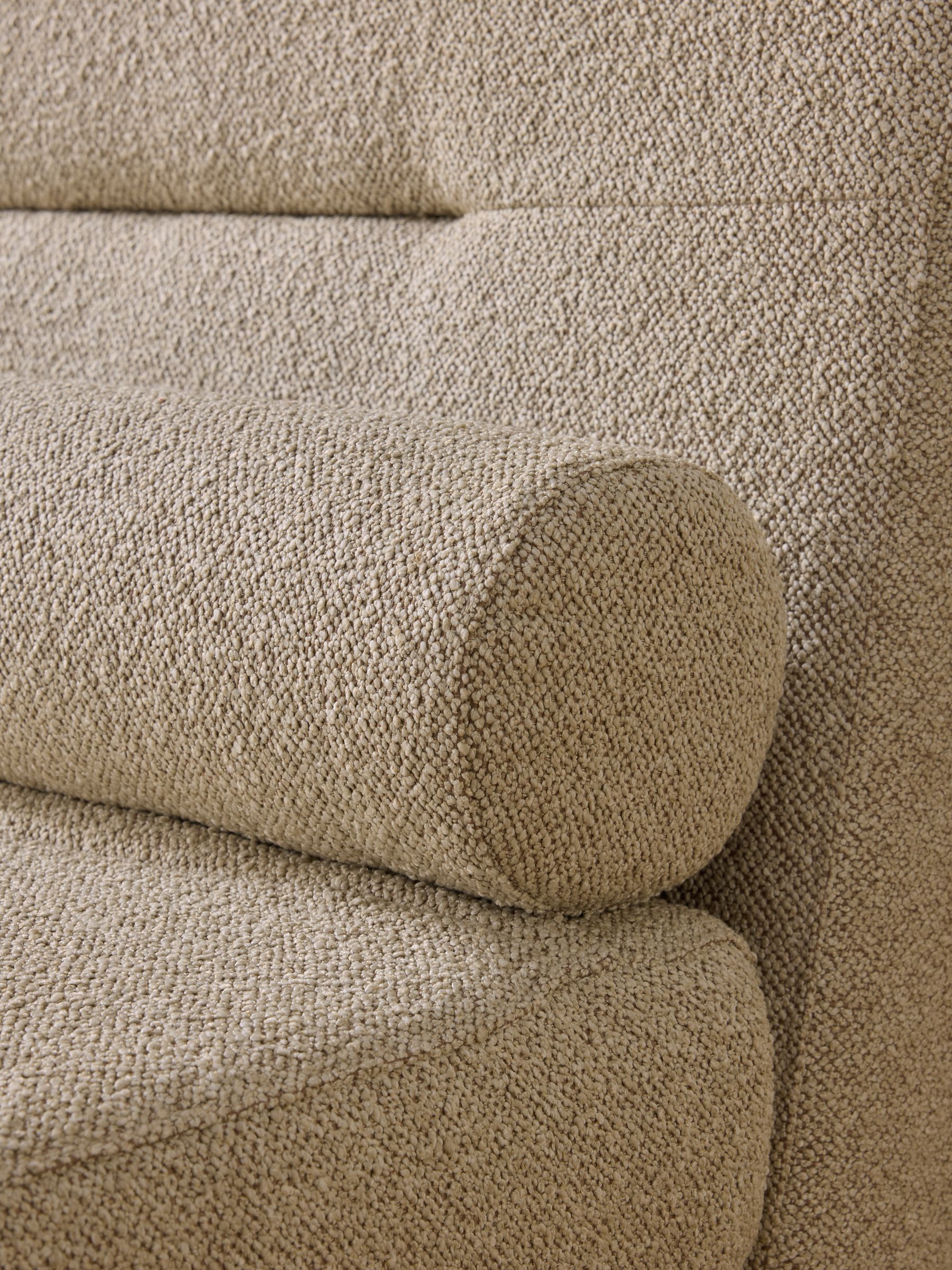 Large Maxton 2 Seater Sofa Bed in Natural Linen Soft Touch Boucle - Image 4 of 7