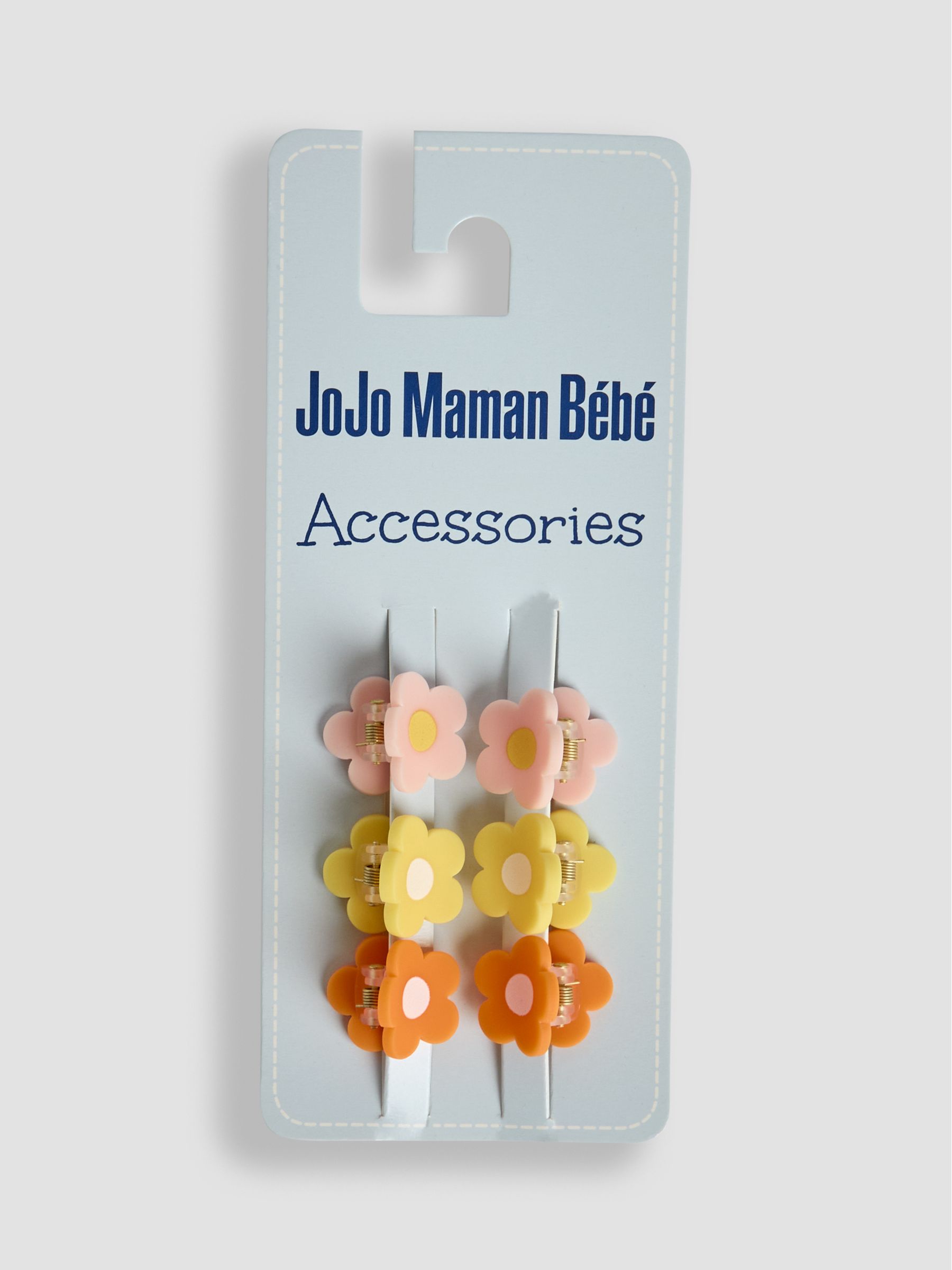 Orange 6-Pack Claw Clips - Image 1 of 3