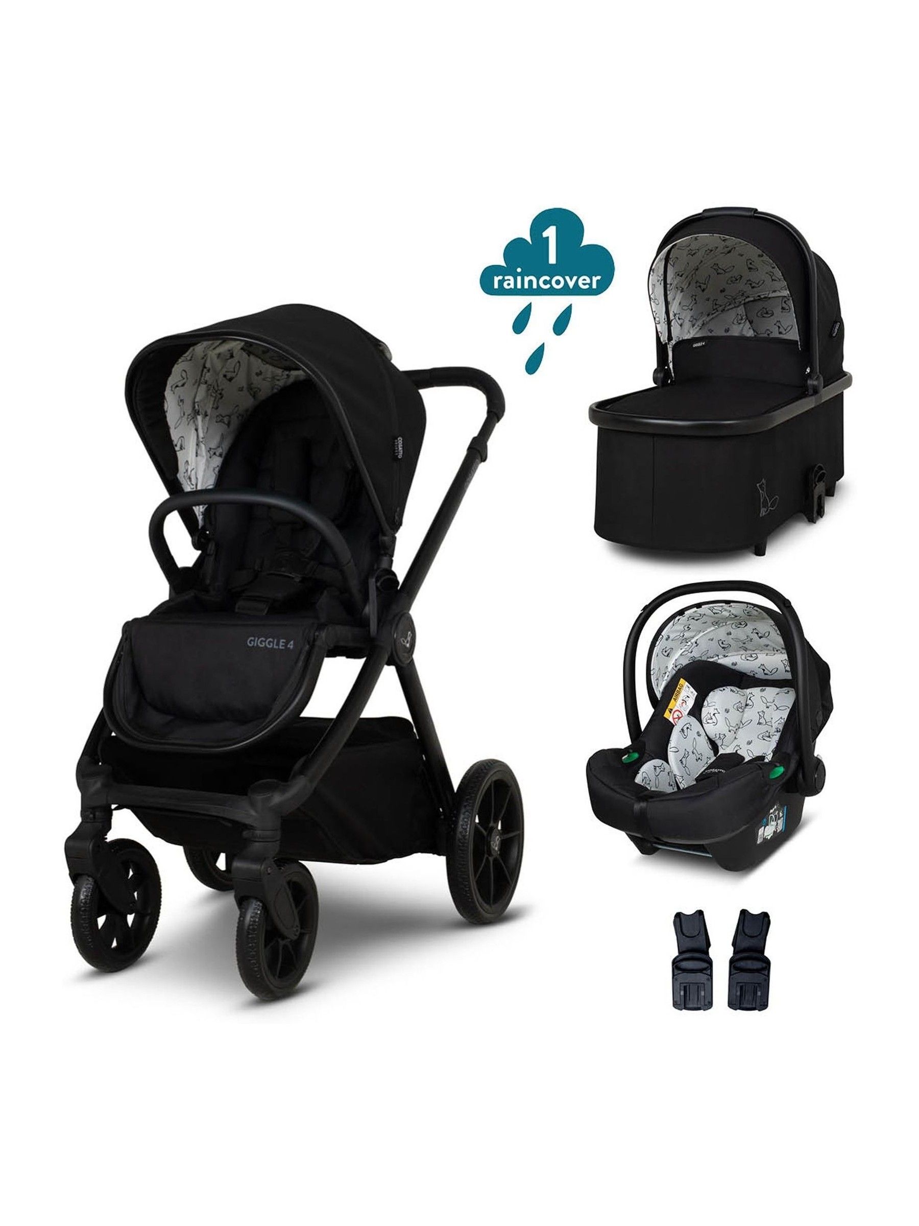 Cosatto Foxed Giggle 4 Car Seat Bundle - Image 1 of 9