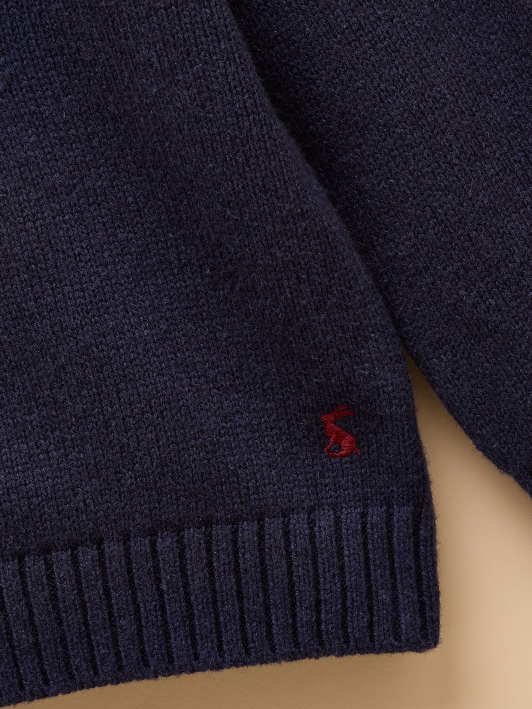 Jonty Blue Intarsia Knitted Jumper - Image 4 of 4