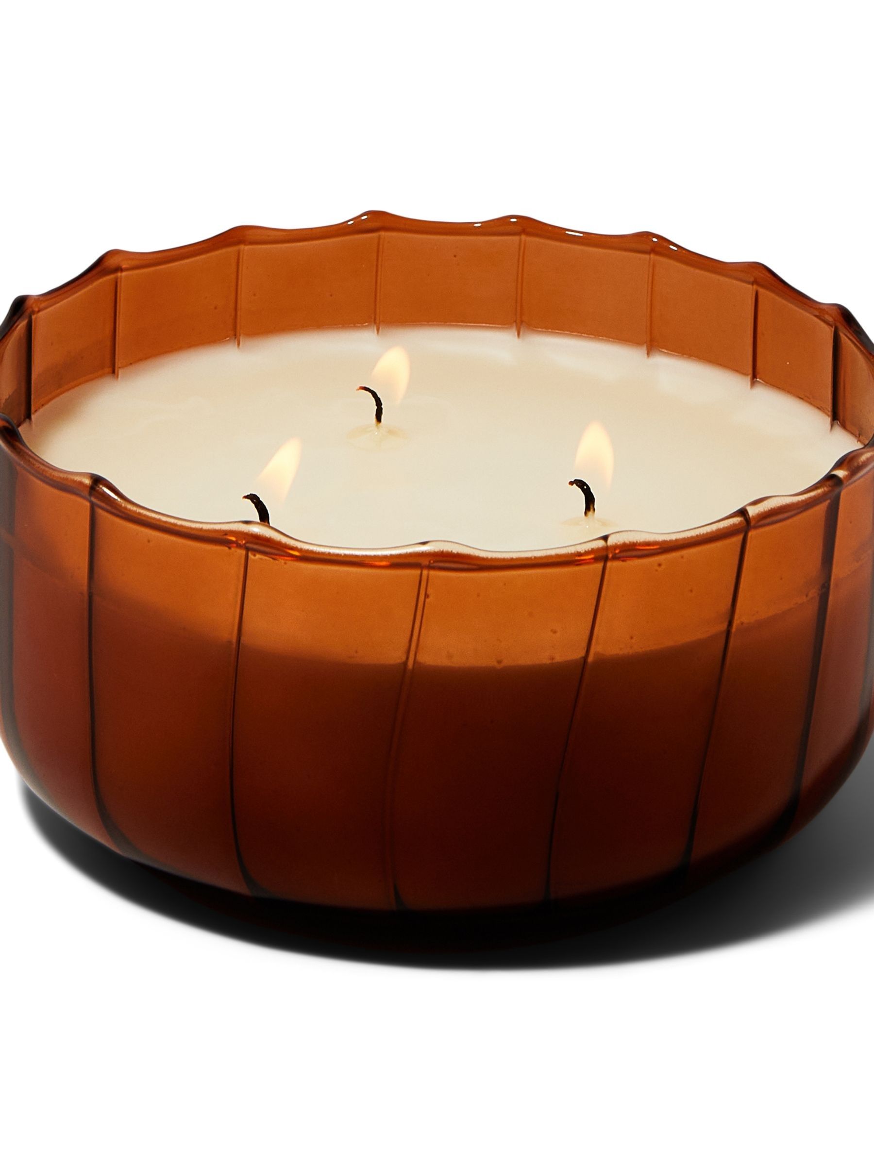 Paddywax Ripple Glass Tobacco  Candle 340g - Image 2 of 2