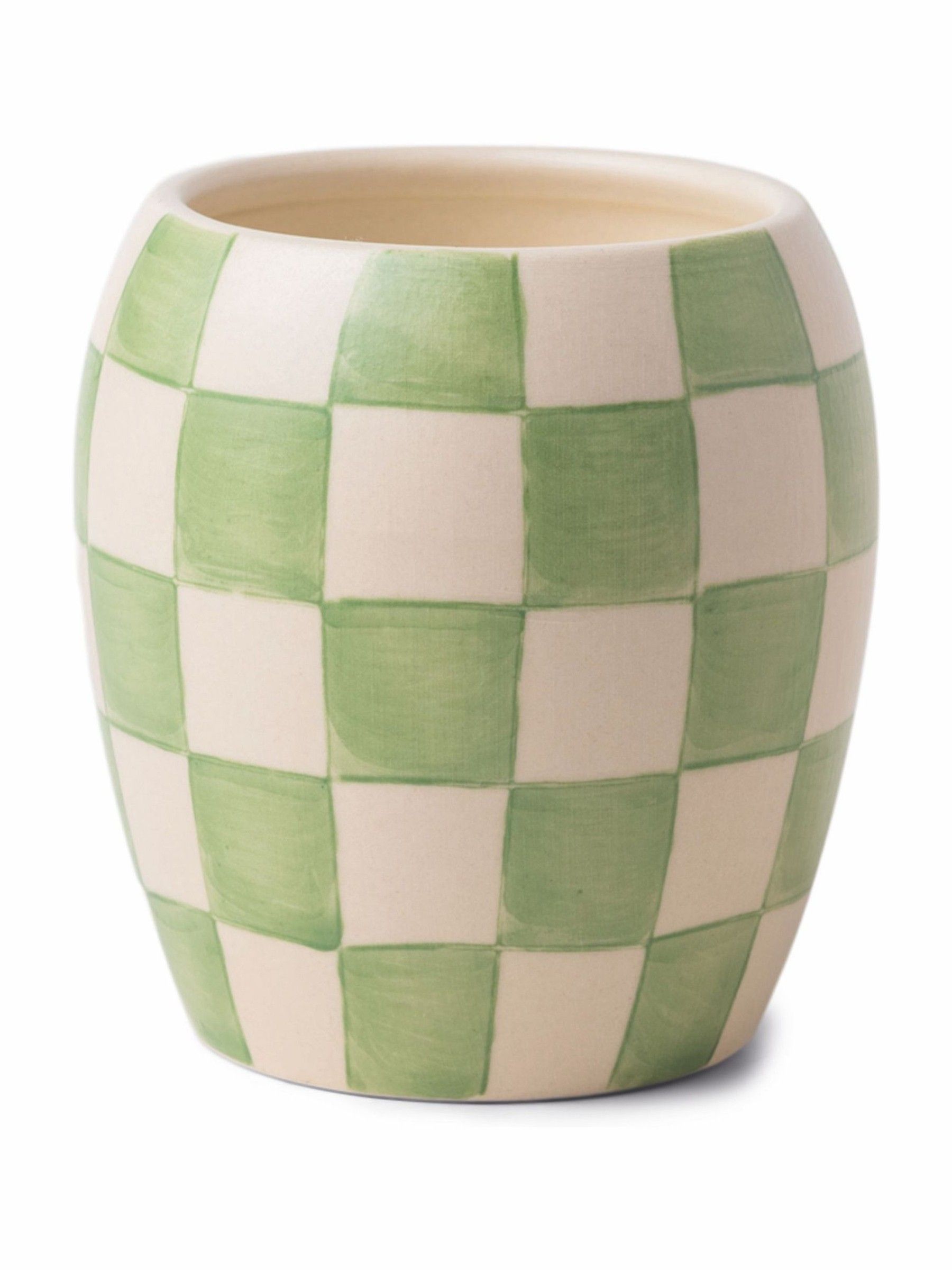 Paddywax Checkmate Cactus Checkered Porcelain Candle 311g - Image 3 of 3 Paddywax Checkmate Cactus Checkered Porcelain Candle 311g - Image 3 of 3