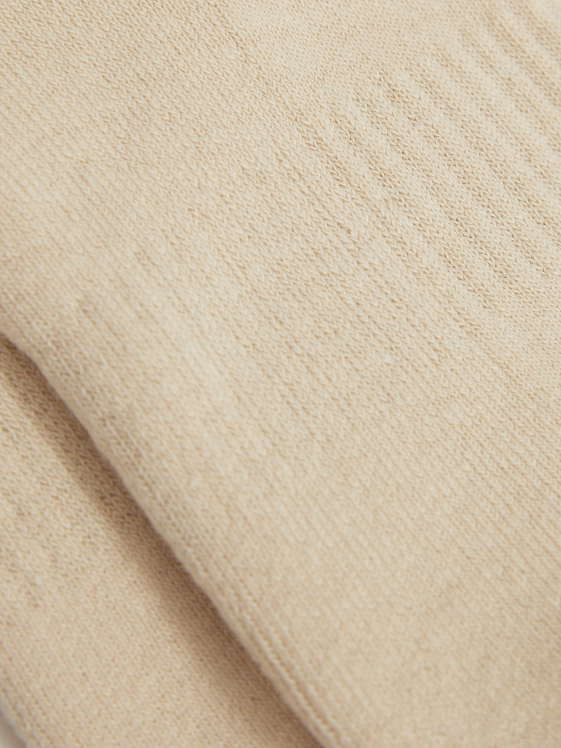 Cotton-Blend Striped Crew Socks in Cream - Image 3 of 3