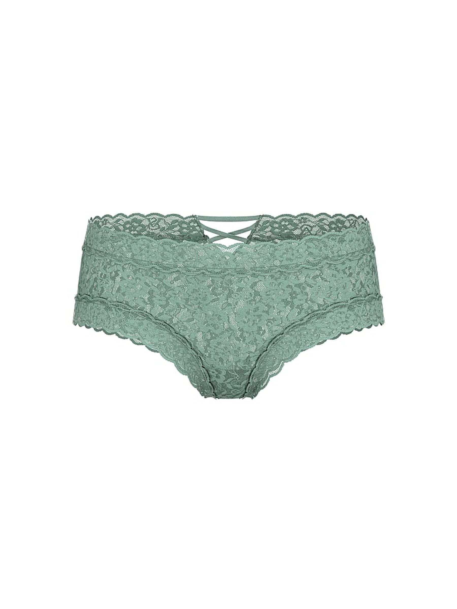 Seasalt Green Cheeky Strappy Back Knickers - Image 3 of 3