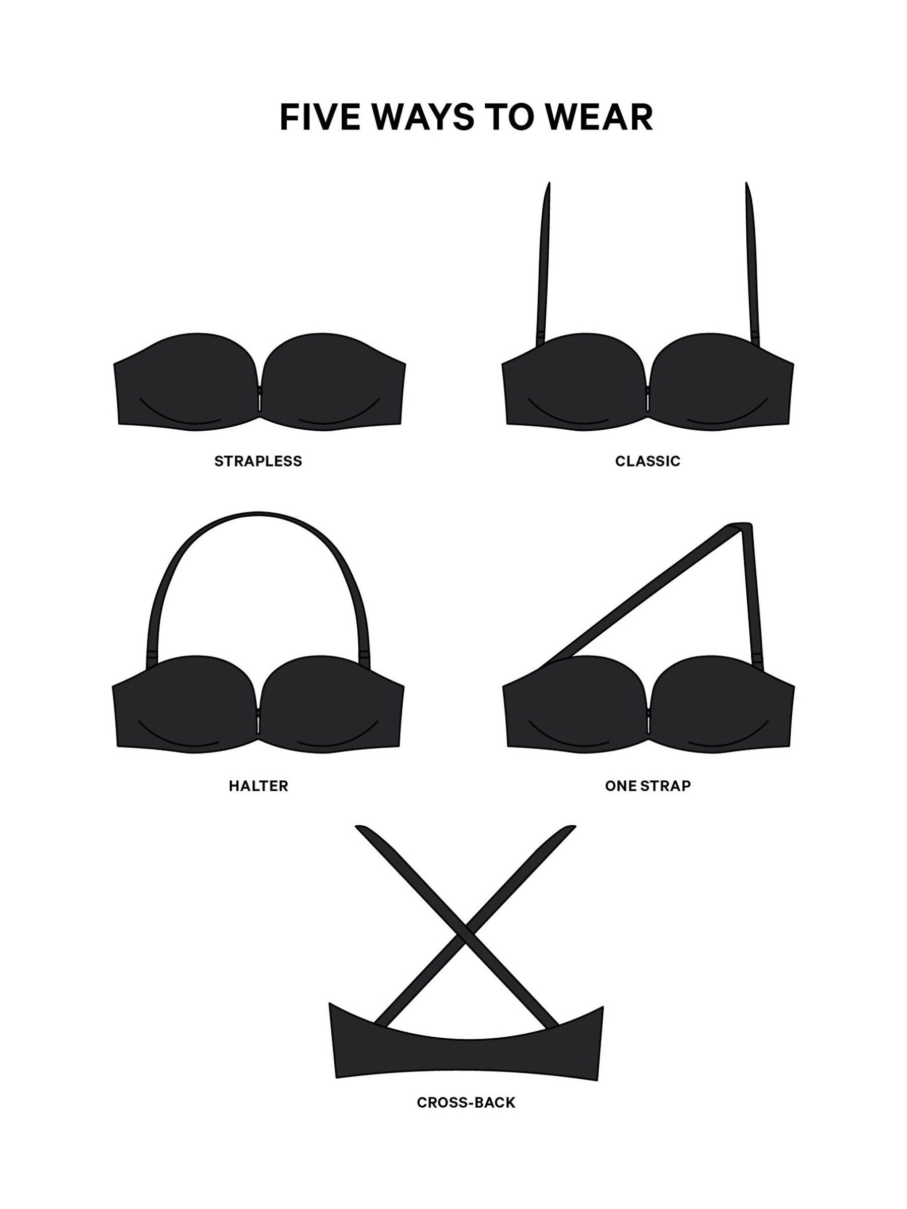 Black Strapless Bombshell Bra - Image 4 of 4