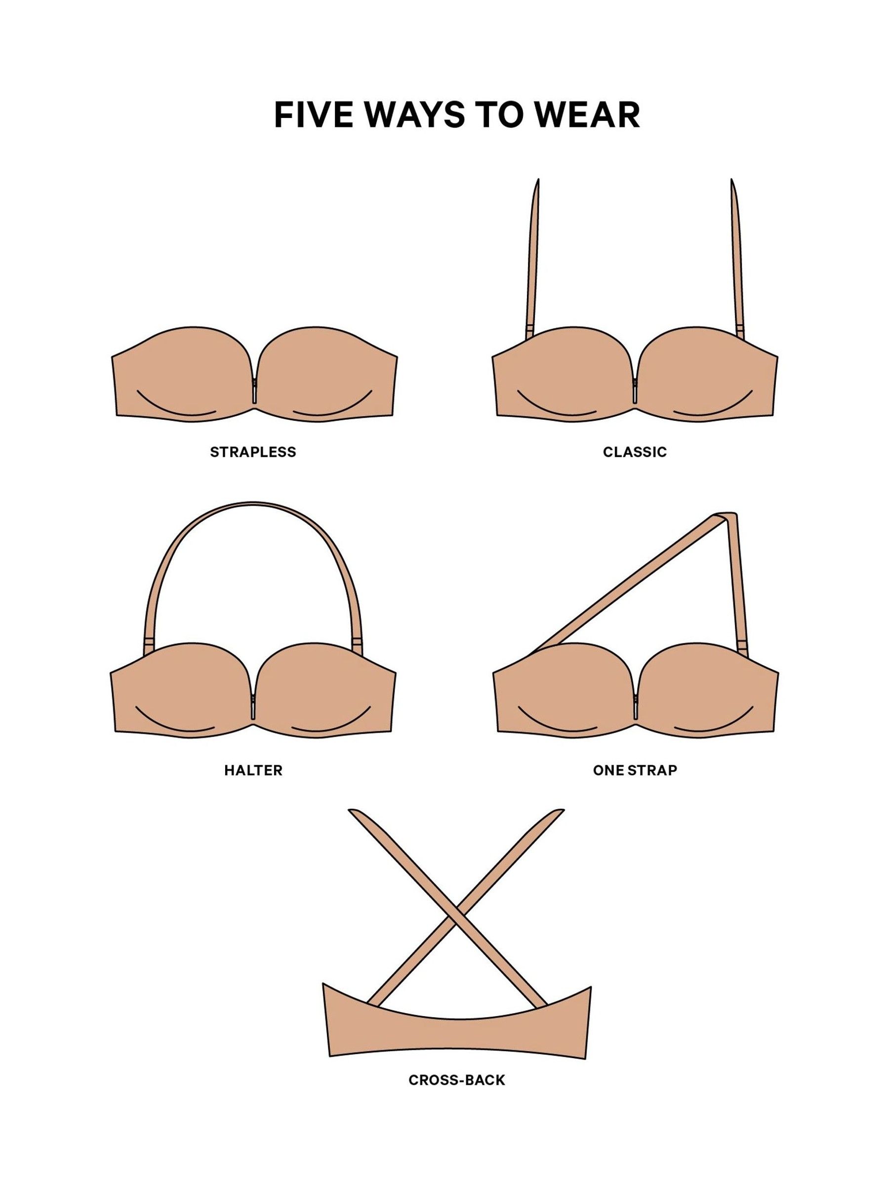 Praline Nude Strapless Bombshell Bra - Image 3 of 4