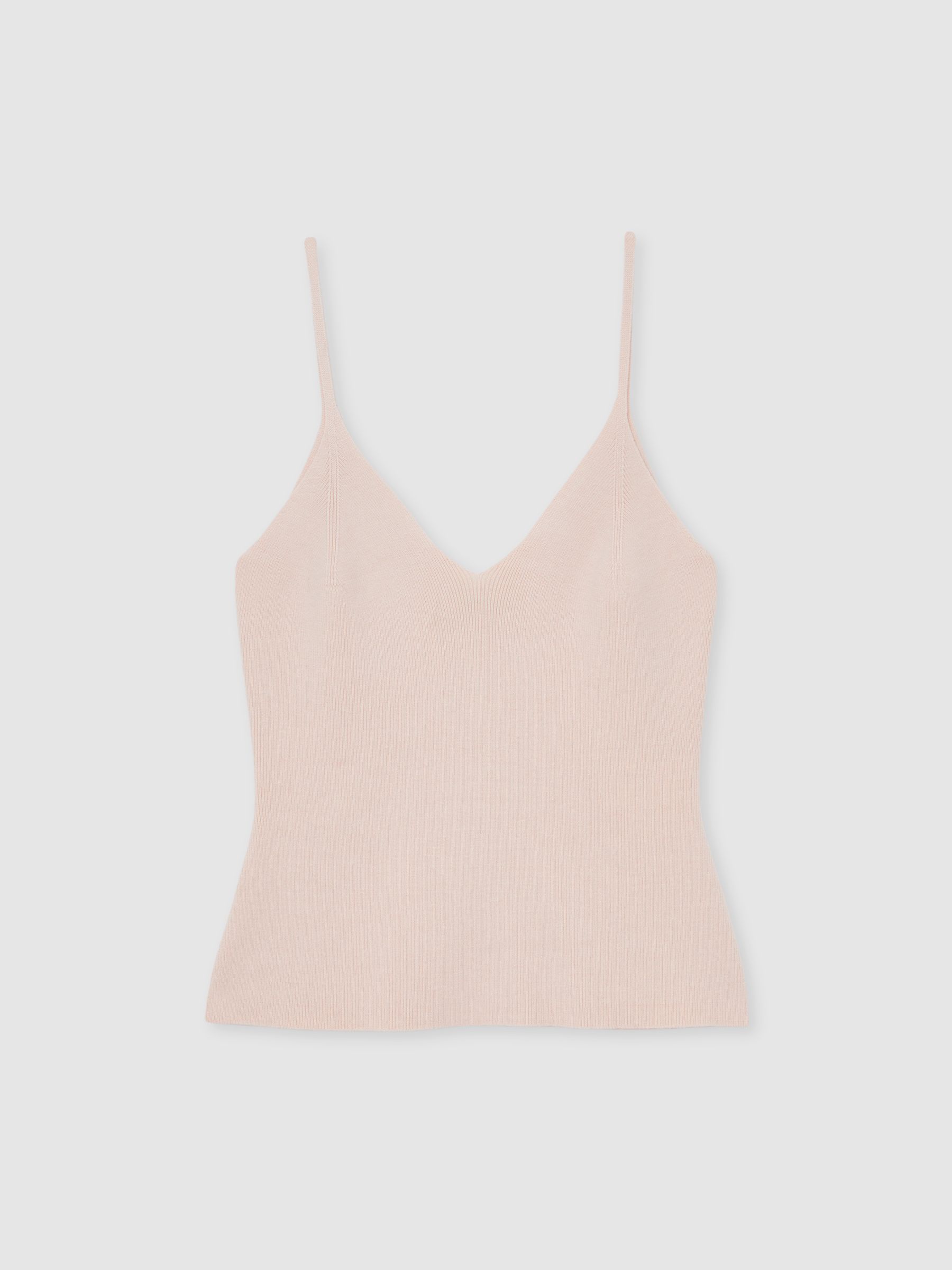 Lyocell-Blend Knitted Vest in Pink - Image 2 of 6