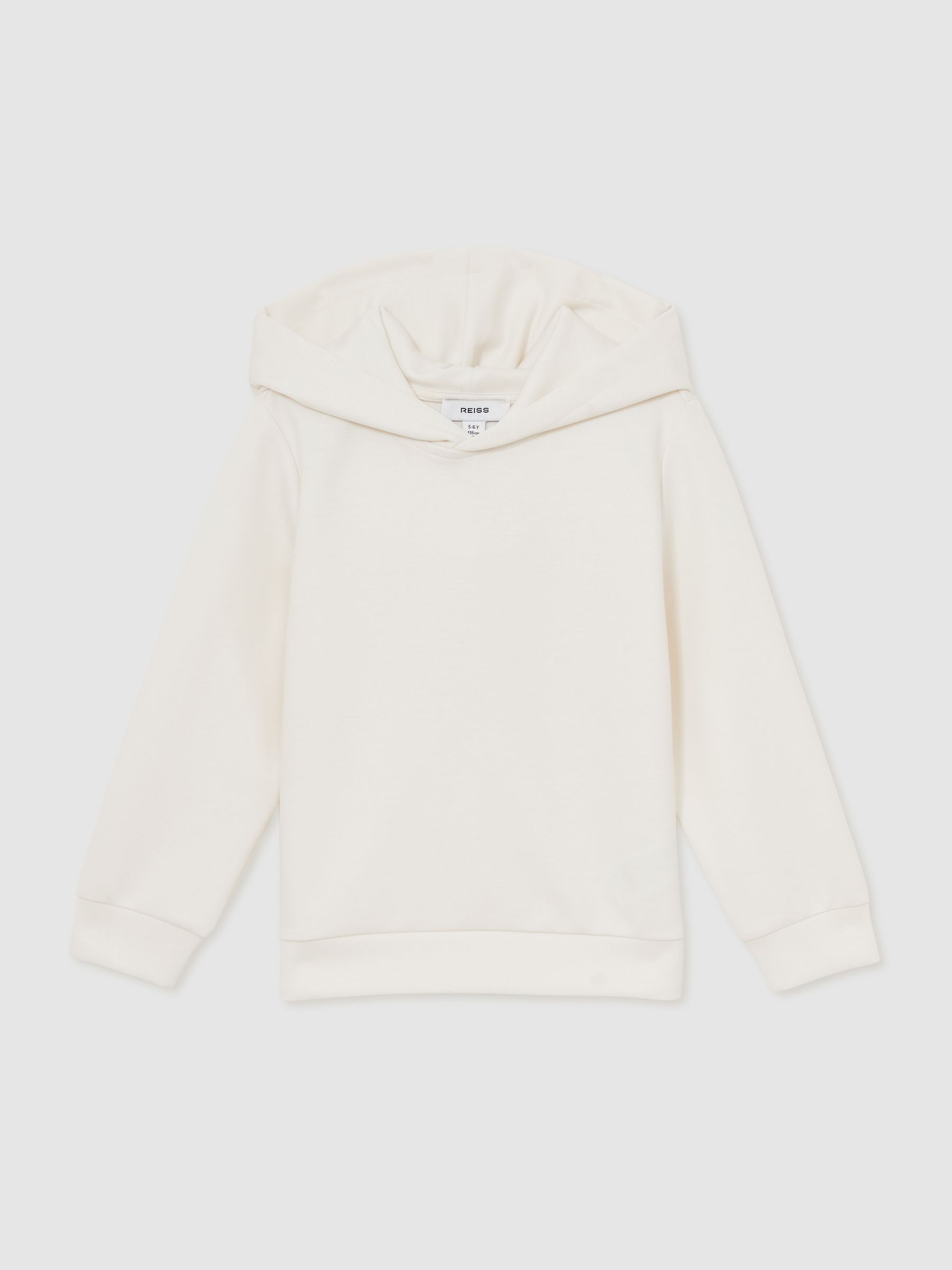 3-9 yrs Interlock Jersey Hoodie in Off White - Image 2 of 4