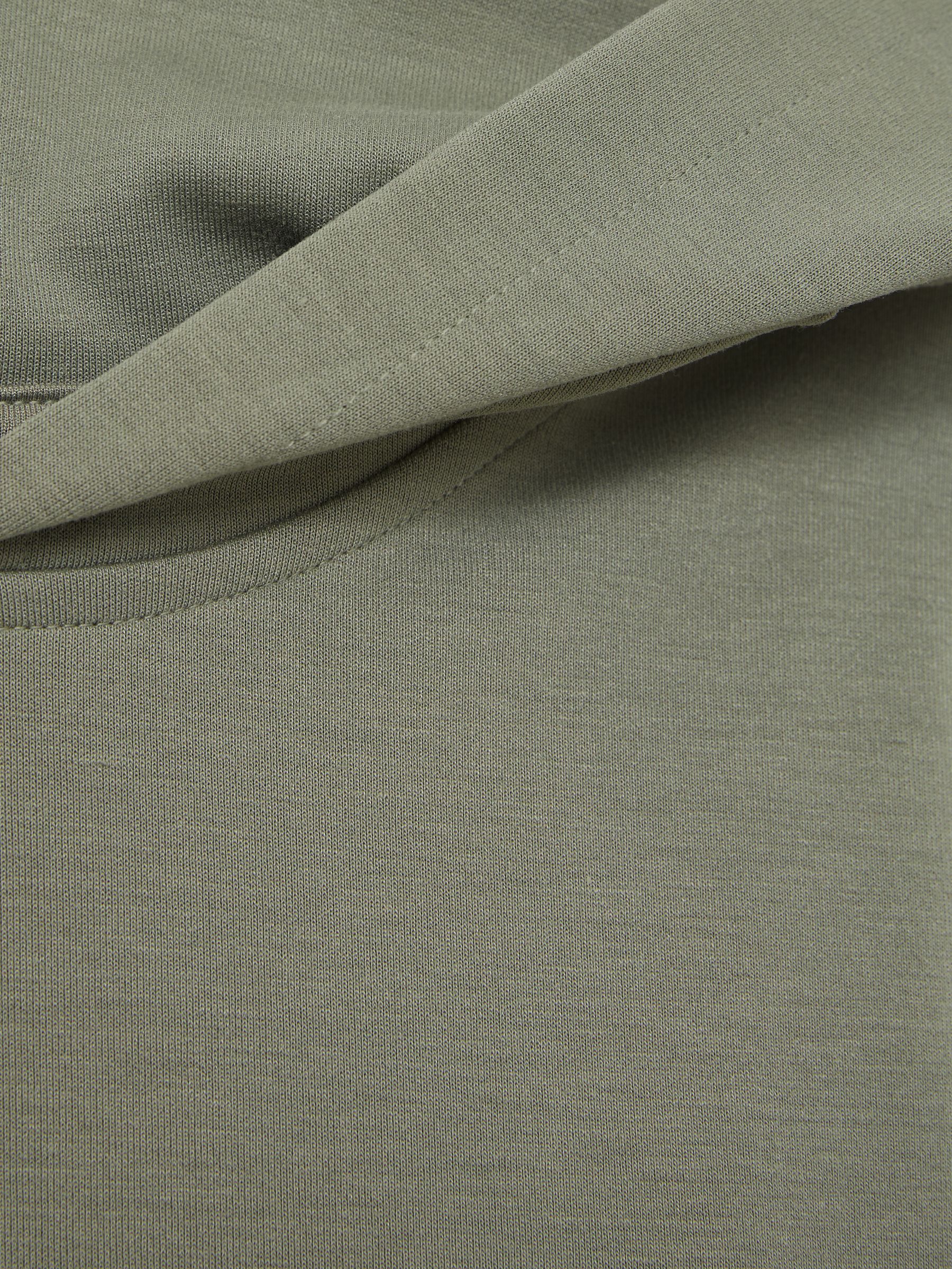 9-13 yrs Interlock Jersey Hoodie in Soft Sage Green - Image 4 of 4