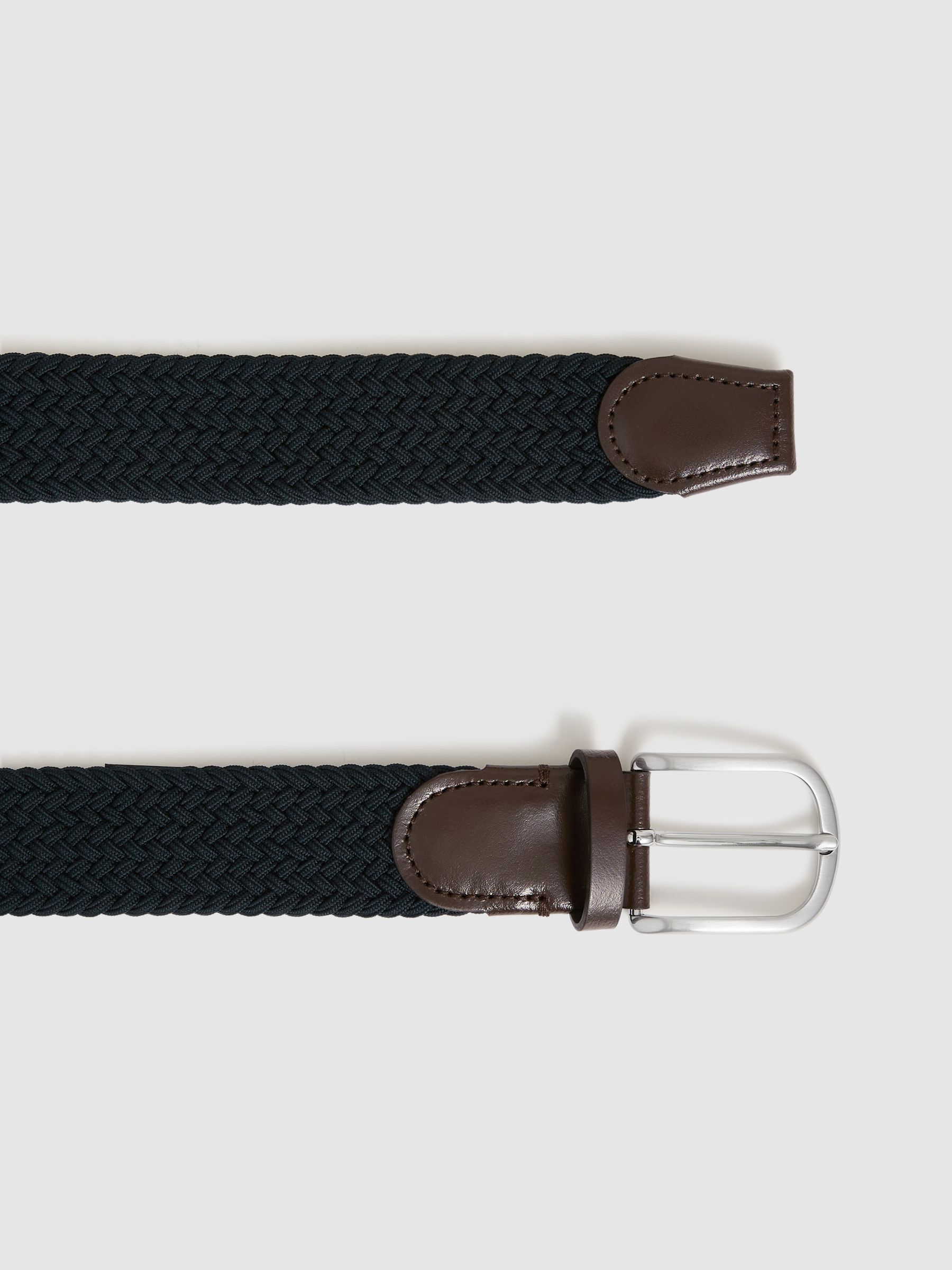 Woven Belt in Navy - Image 3 of 4