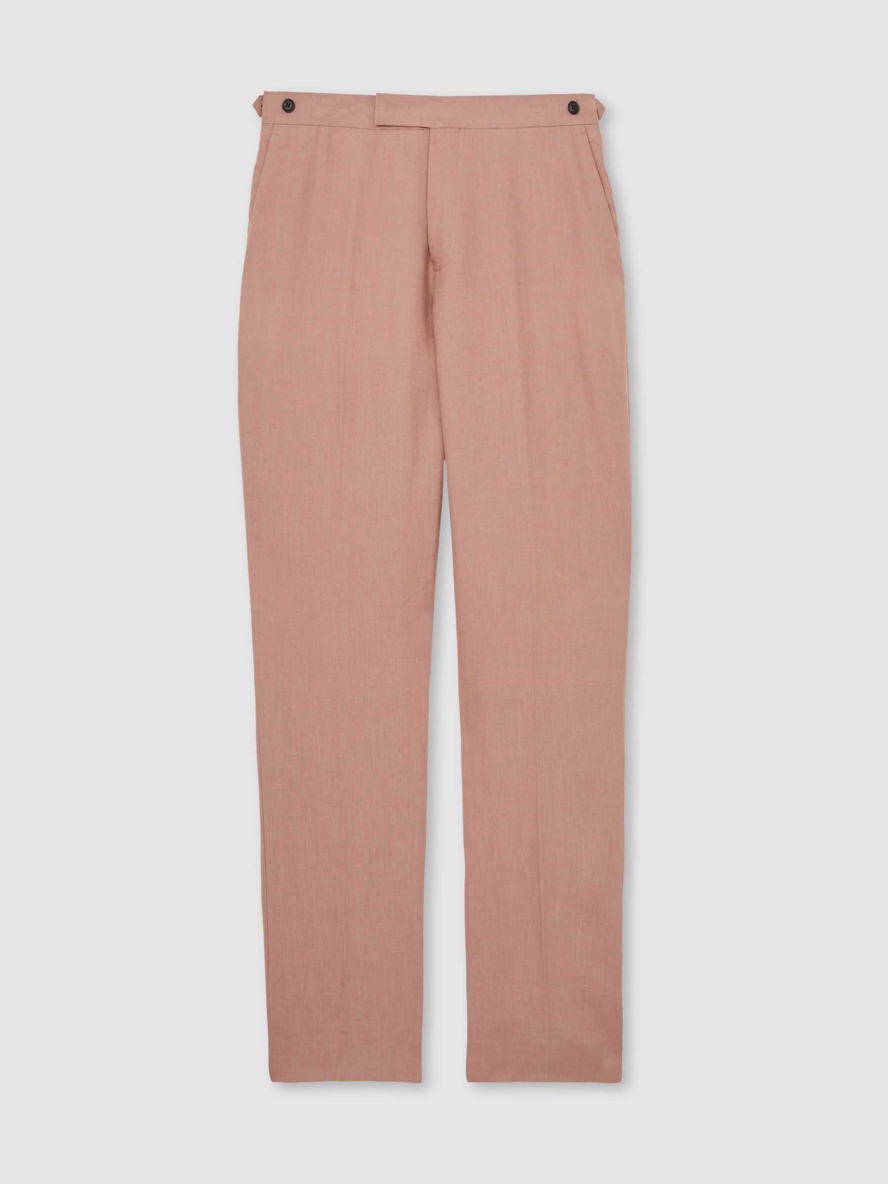 Slim Fit Suit Trousers in Rose Pink - Image 2 of 7