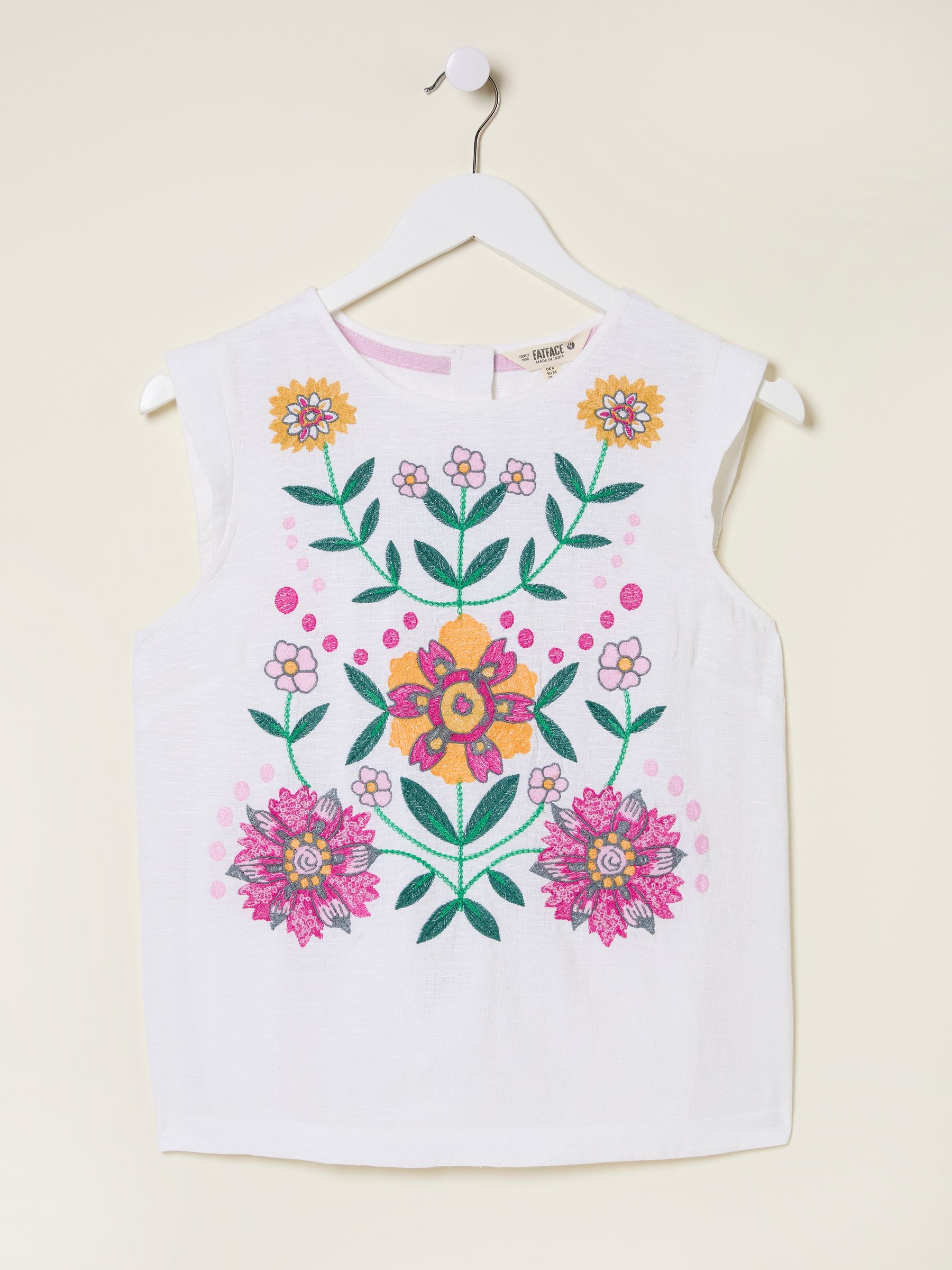 Fliss Ivory Embroidered Cami - Image 7 of 7