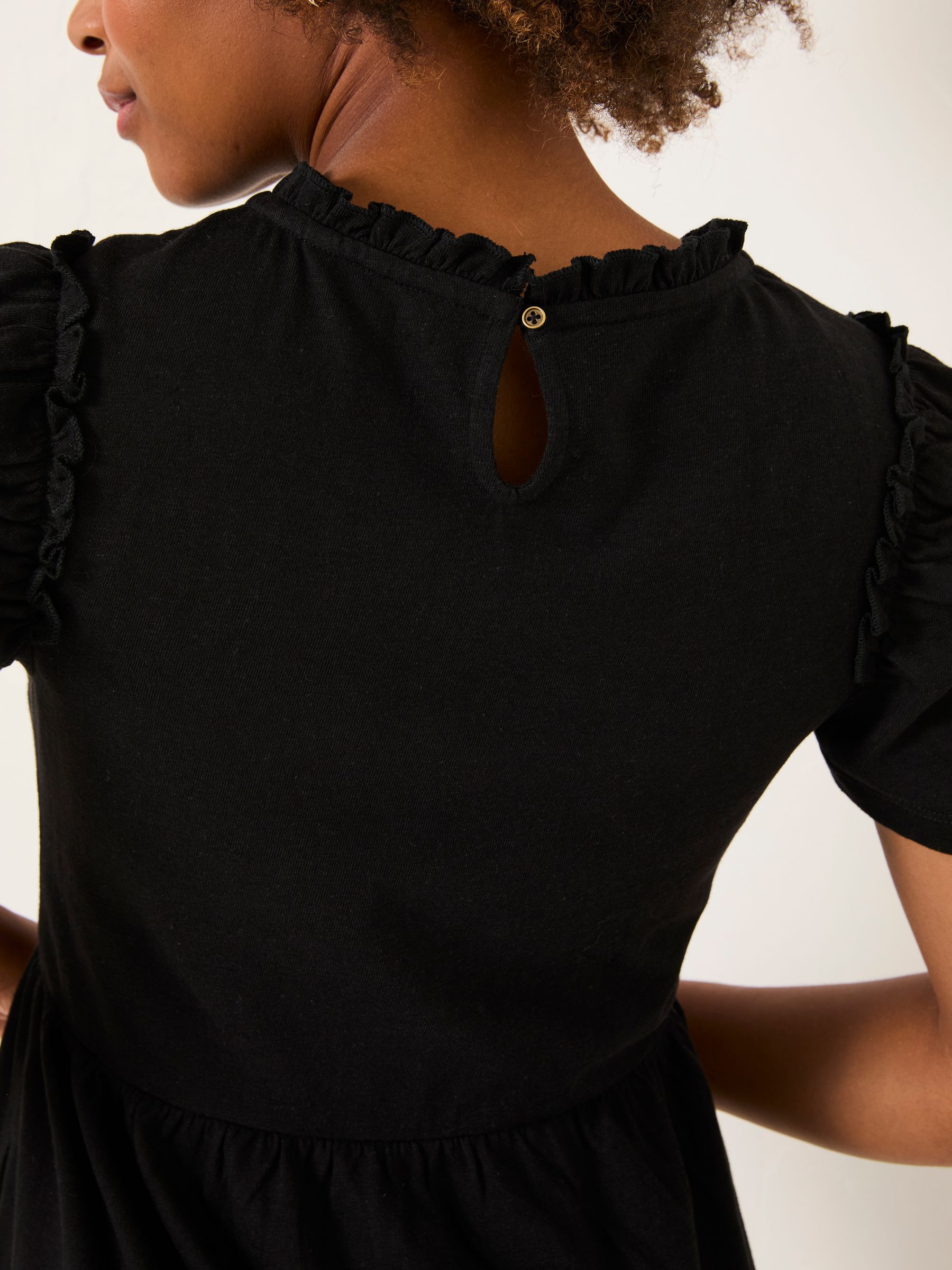 Josie Black Jersey Dress - Image 5 of 6