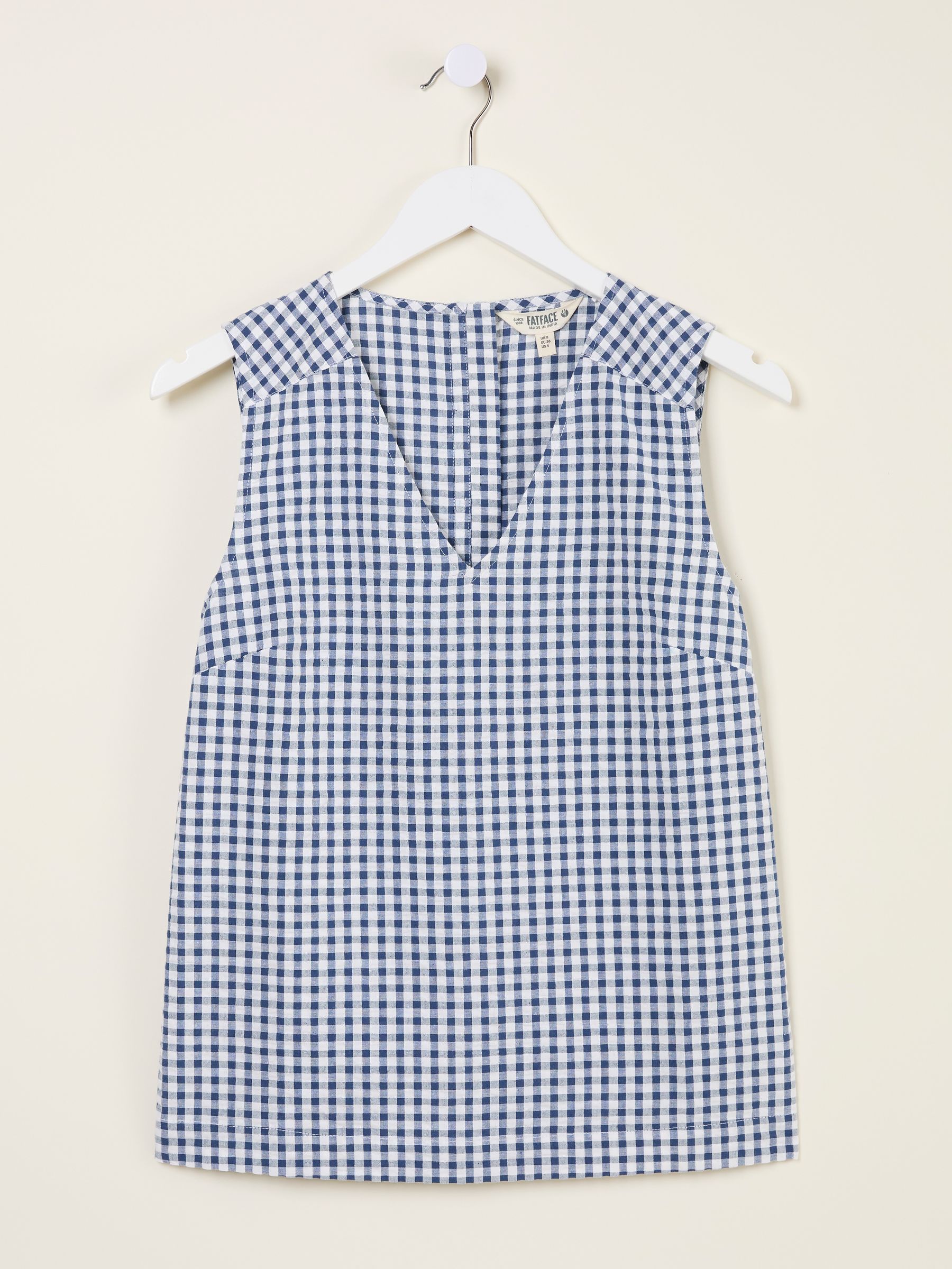 Etta Navy Gingham Cami - Image 6 of 6