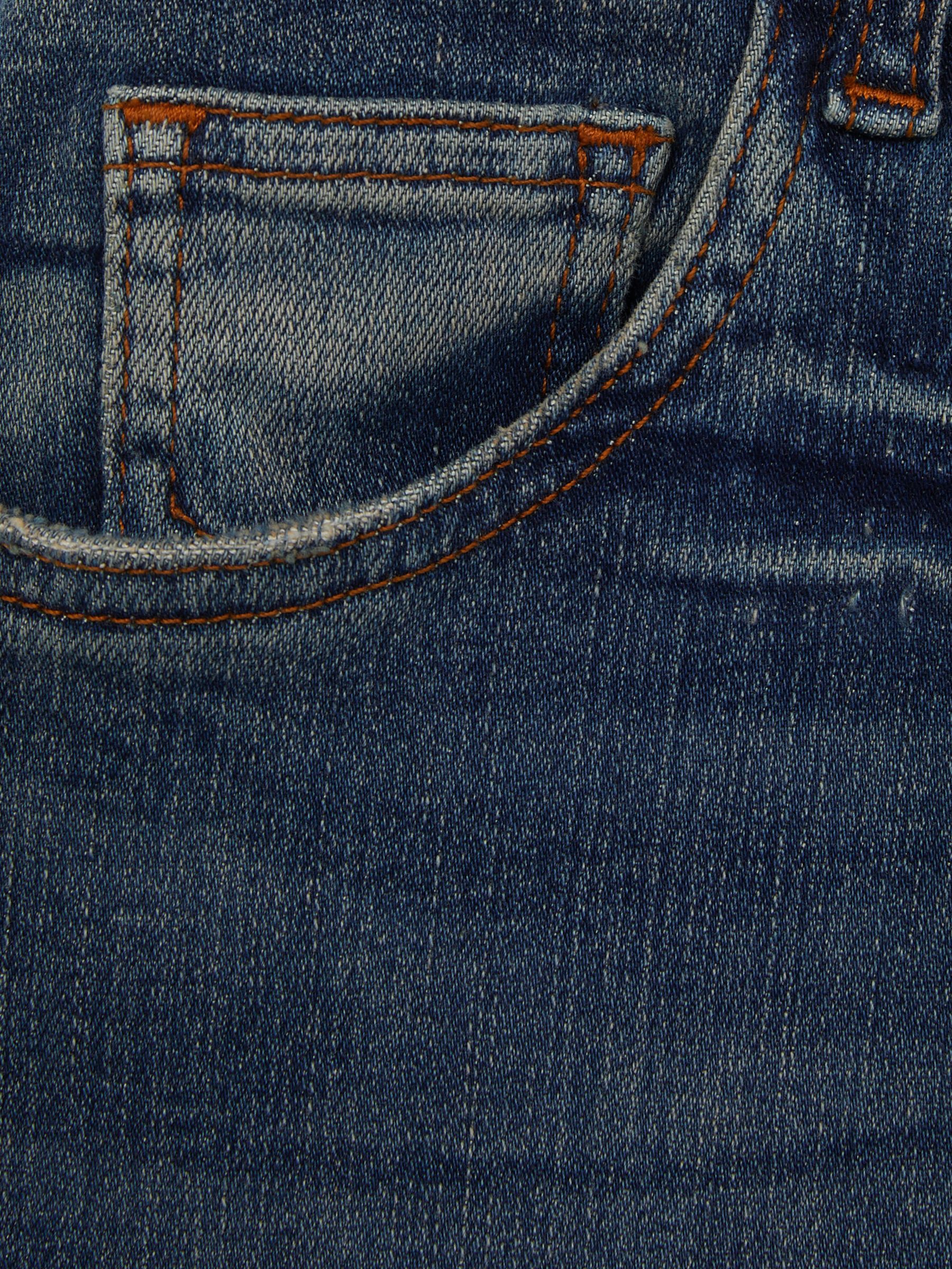 Mid-Rise Flared Jeans in Mid Blue - image 5