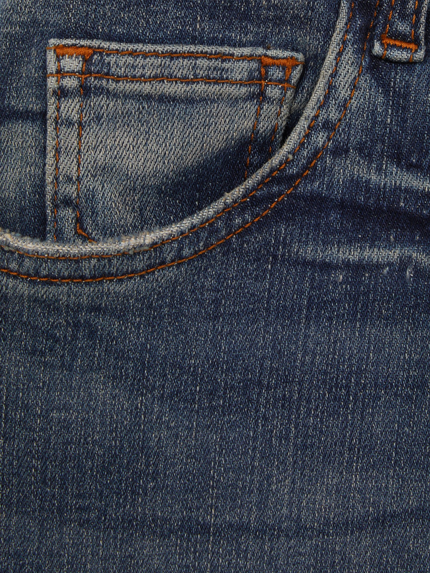 Mid Rise Flared Jeans in Mid Blue - Image 6 of 6