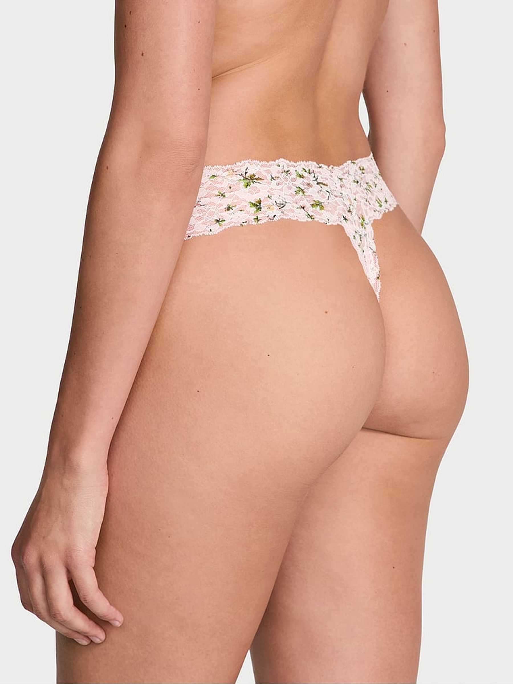 Purest Pink Thong Knickers - Image 2 of 3