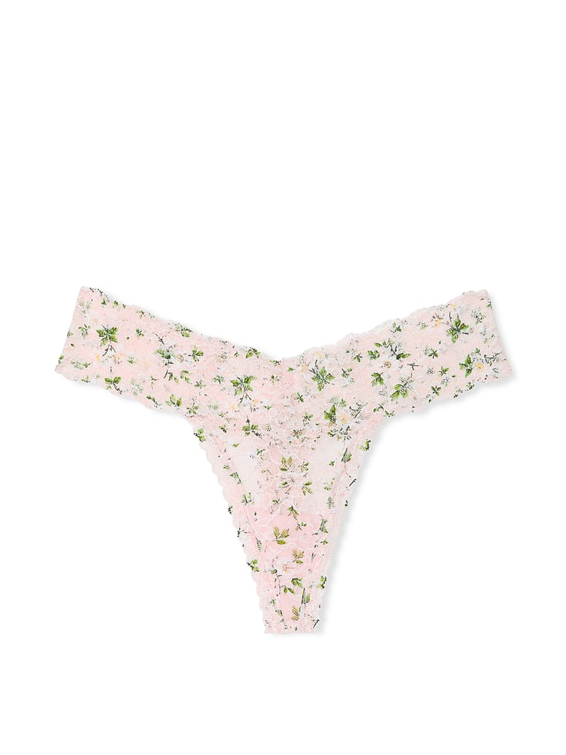 Purest Pink Thong Knickers - Image 3 of 3