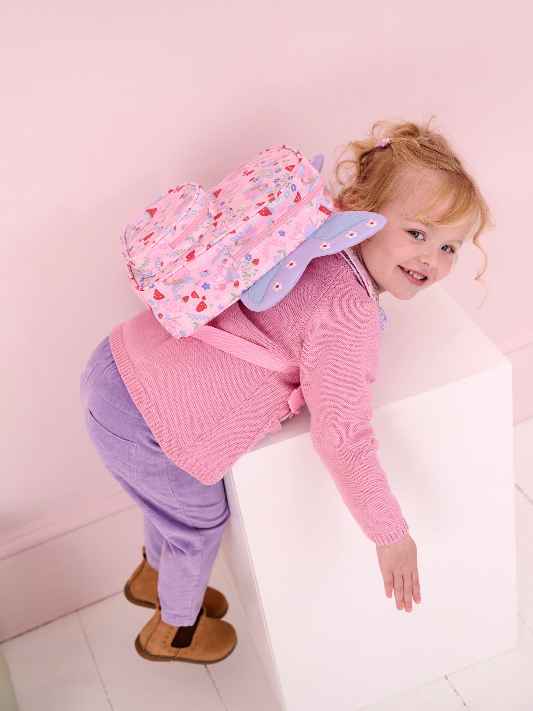 Personalised Fairy Printed Backpack with Wings - Image 2 of 4