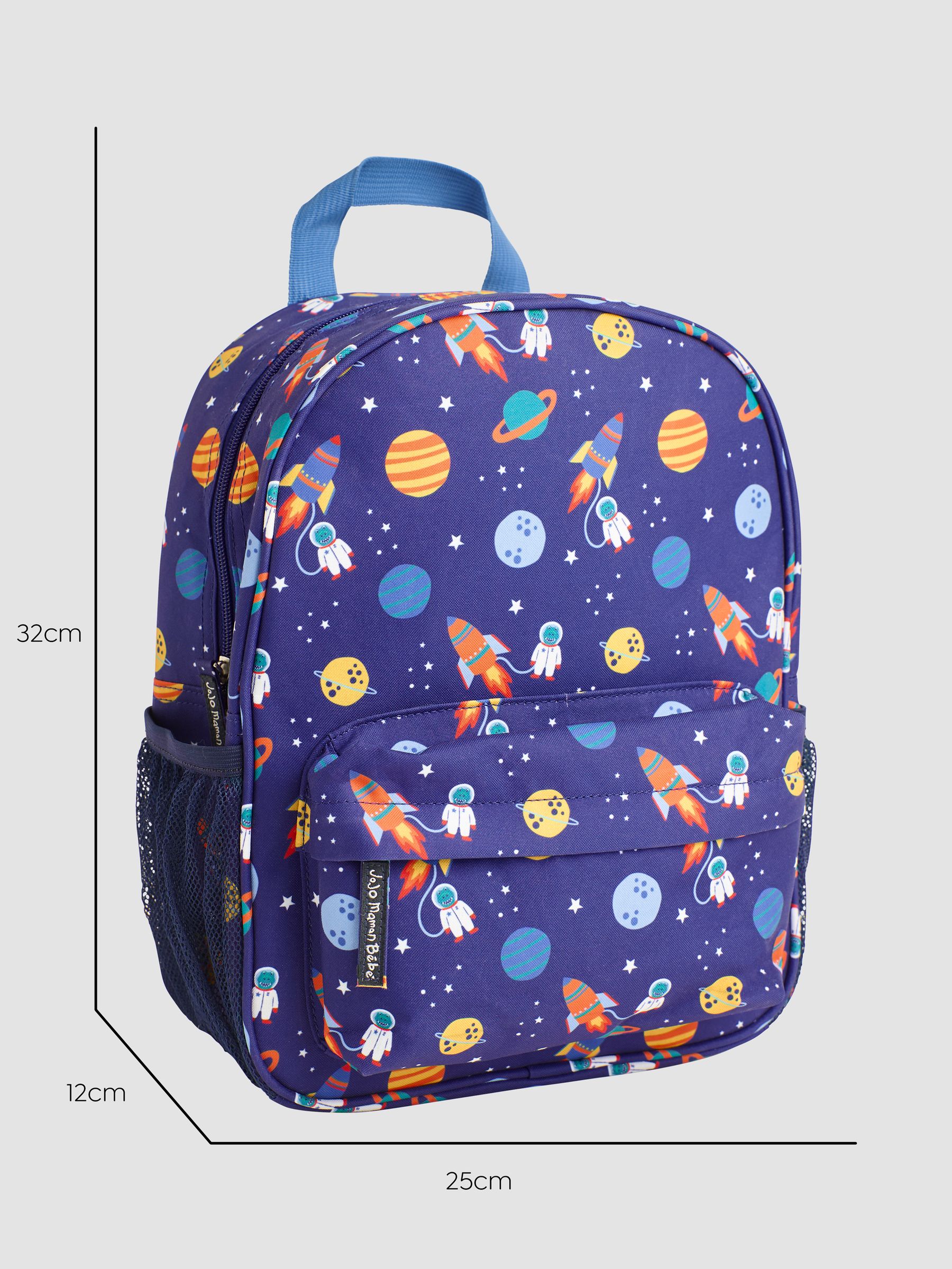 Blue Personalised Space Medium Backpack - Image 5 of 7