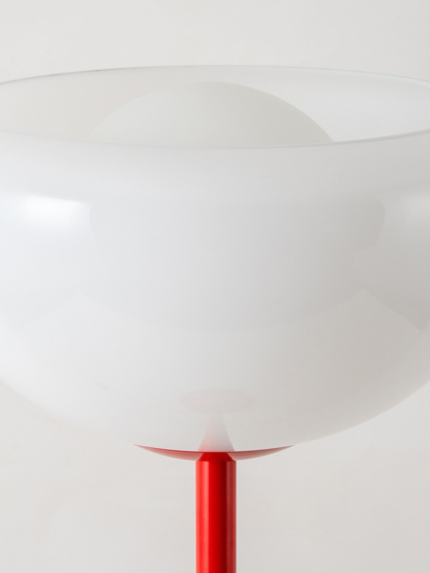Houseof. Jam Red Glass Bowl Floor Lamp - Image 4 of 5
