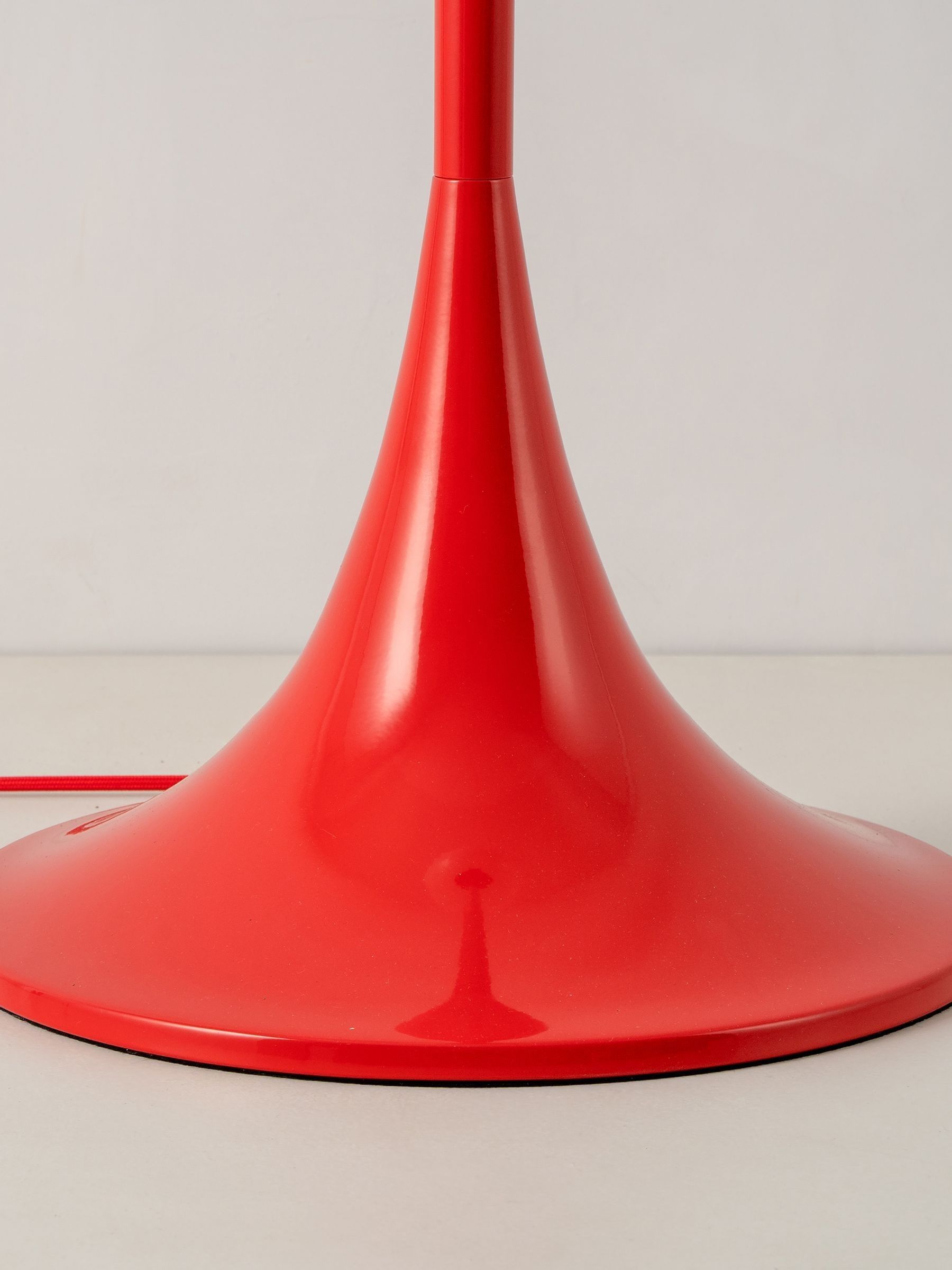 Houseof. Jam Red Glass Bowl Floor Lamp - Image 5 of 5