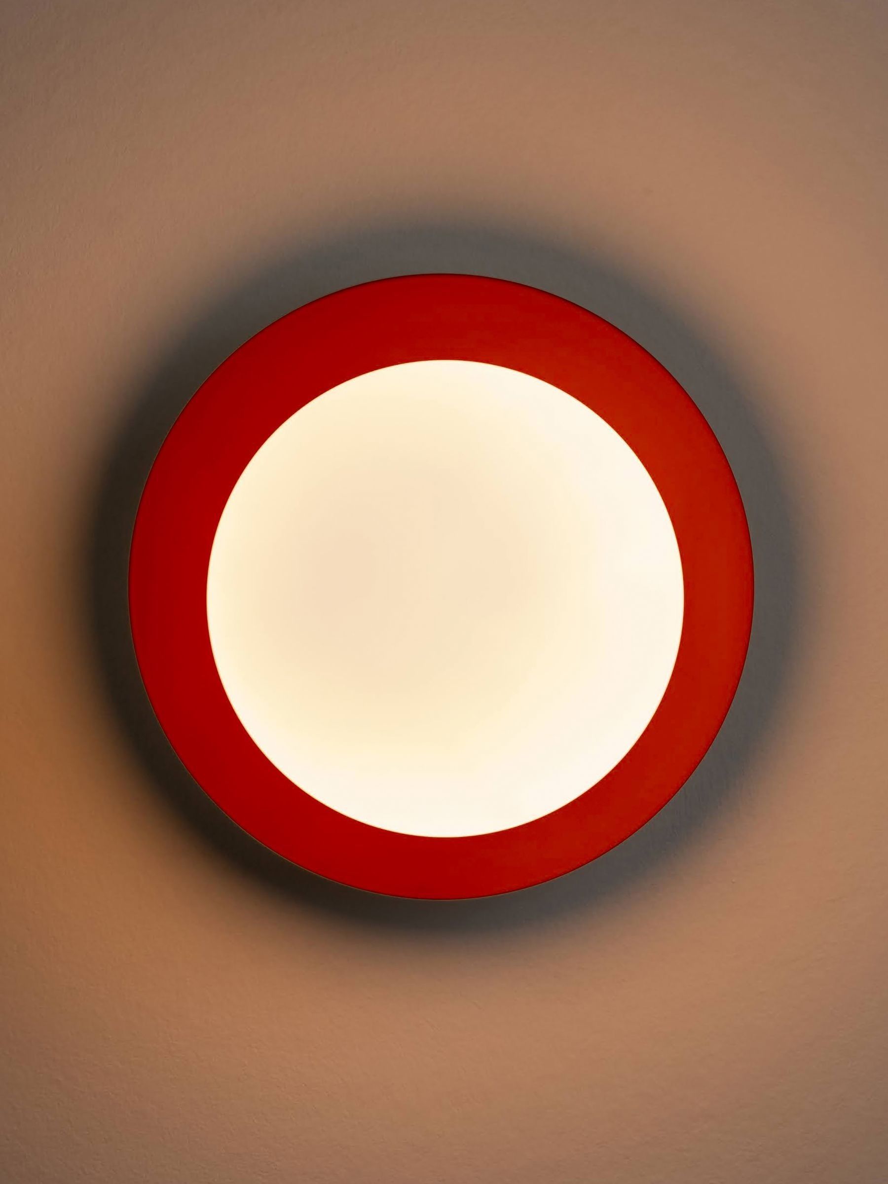 Houseof. Peel Orange Opal Disk Wall Bathroom Light - Image 4 of 6
