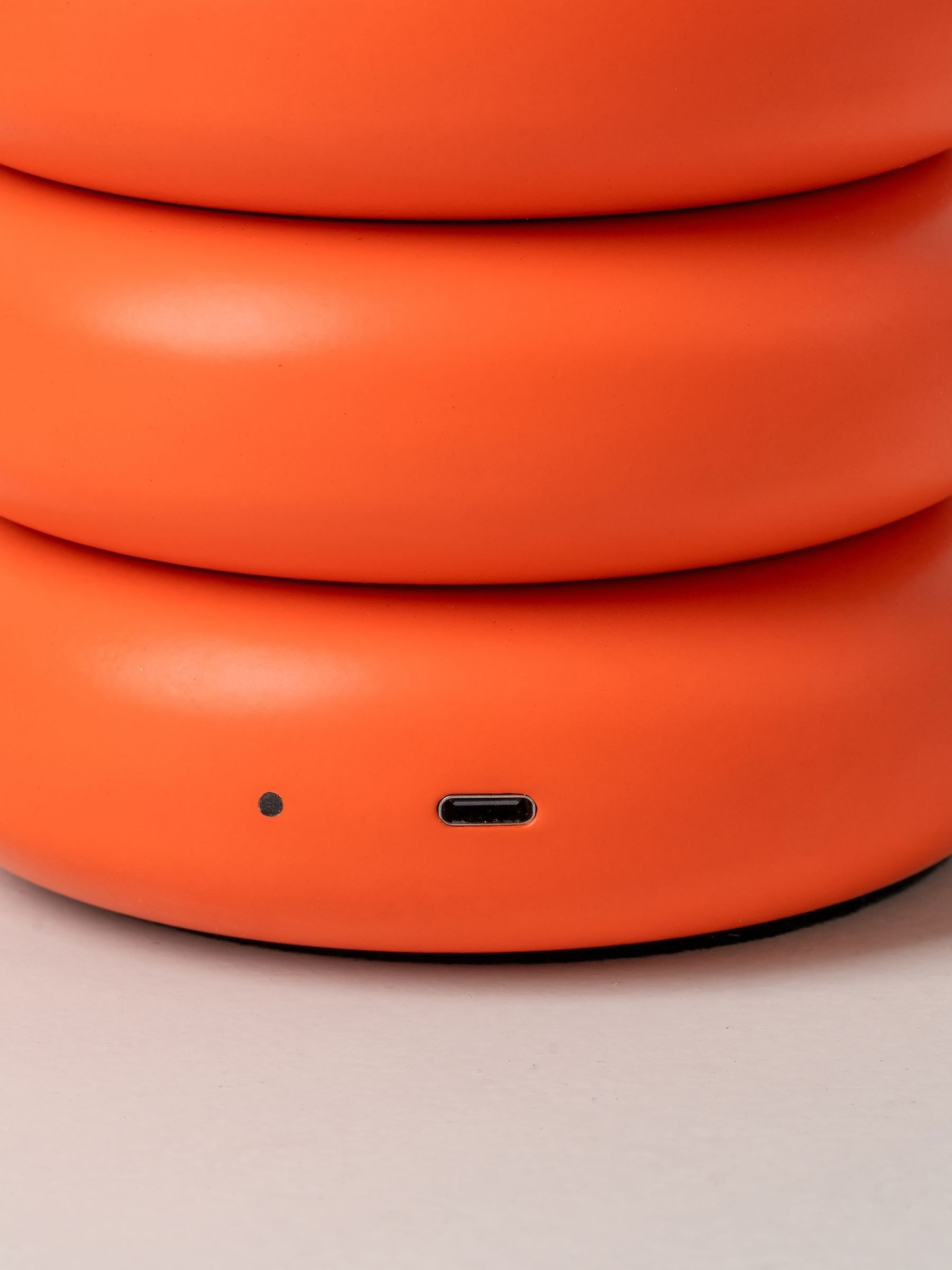 Houseof. Peel Orange Tube Rechargeable Table Lamp - Image 6 of 6