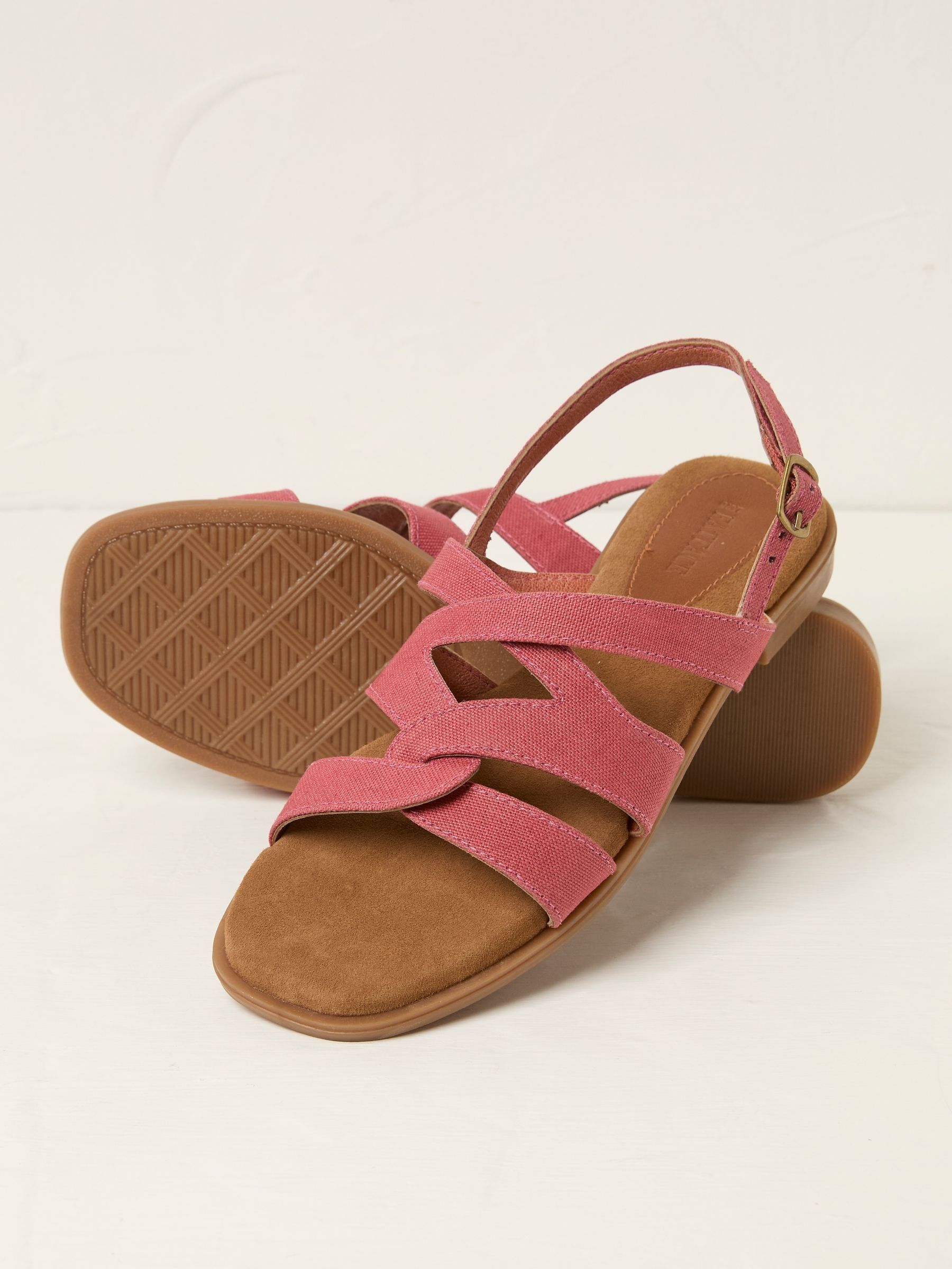 Coco Red Strappy Sandal - Image 2 of 3