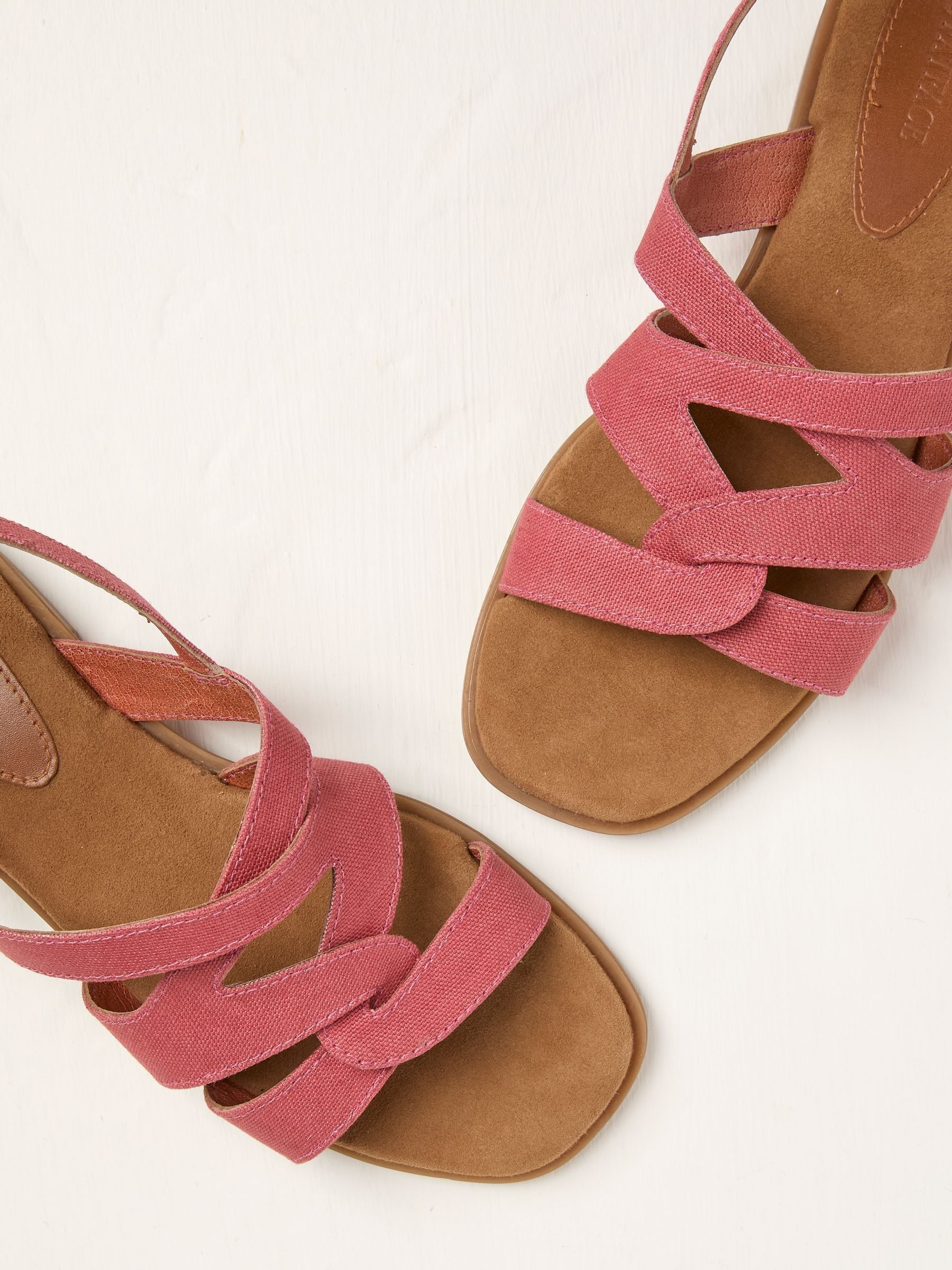 Coco Red Strappy Sandal - Image 3 of 3