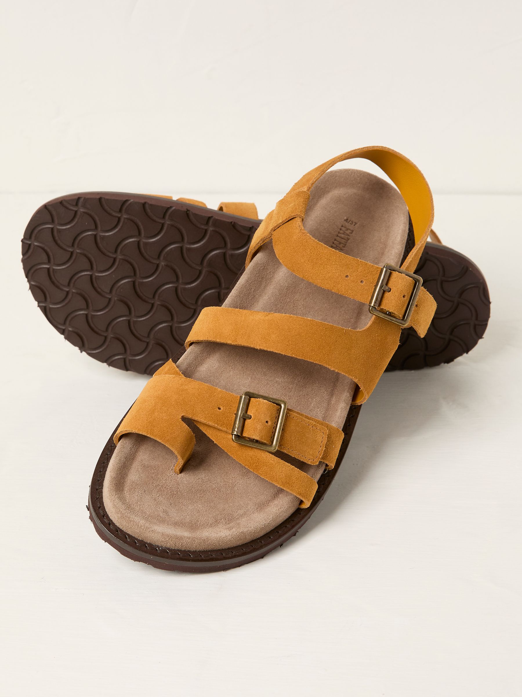 Ochre Yellow Toe Post Sandal - Image 2 of 3