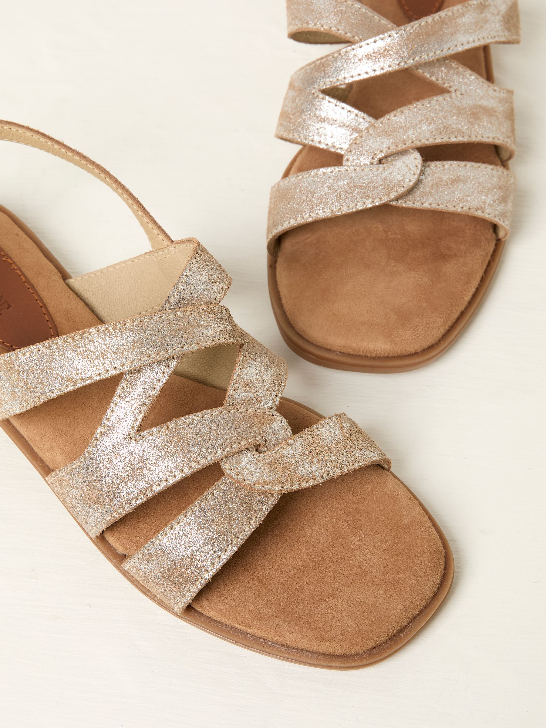 Coco Bronze Strappy Sandal - Image 2 of 3