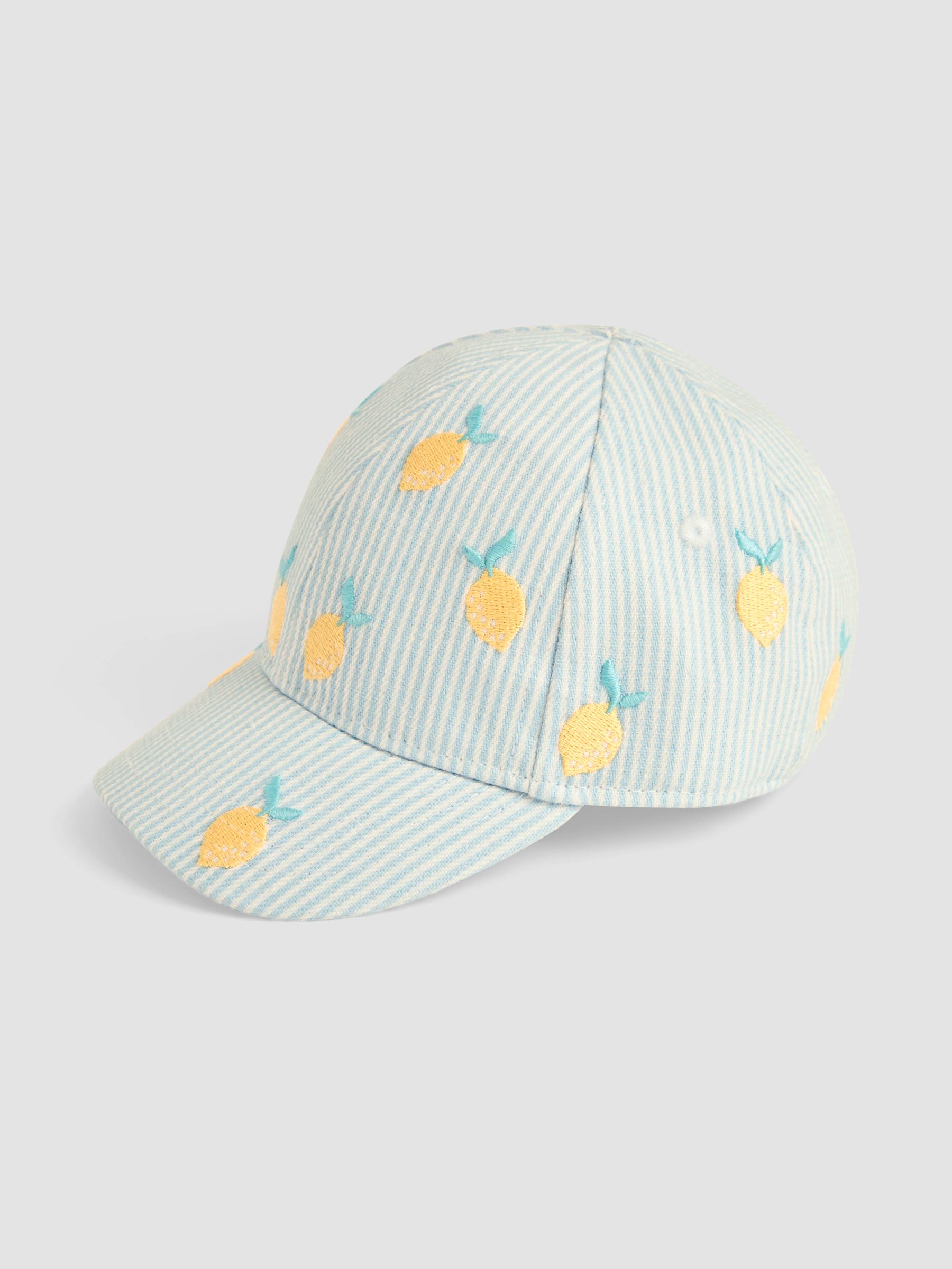Blue Embroidered Cap - Image 1 of 4