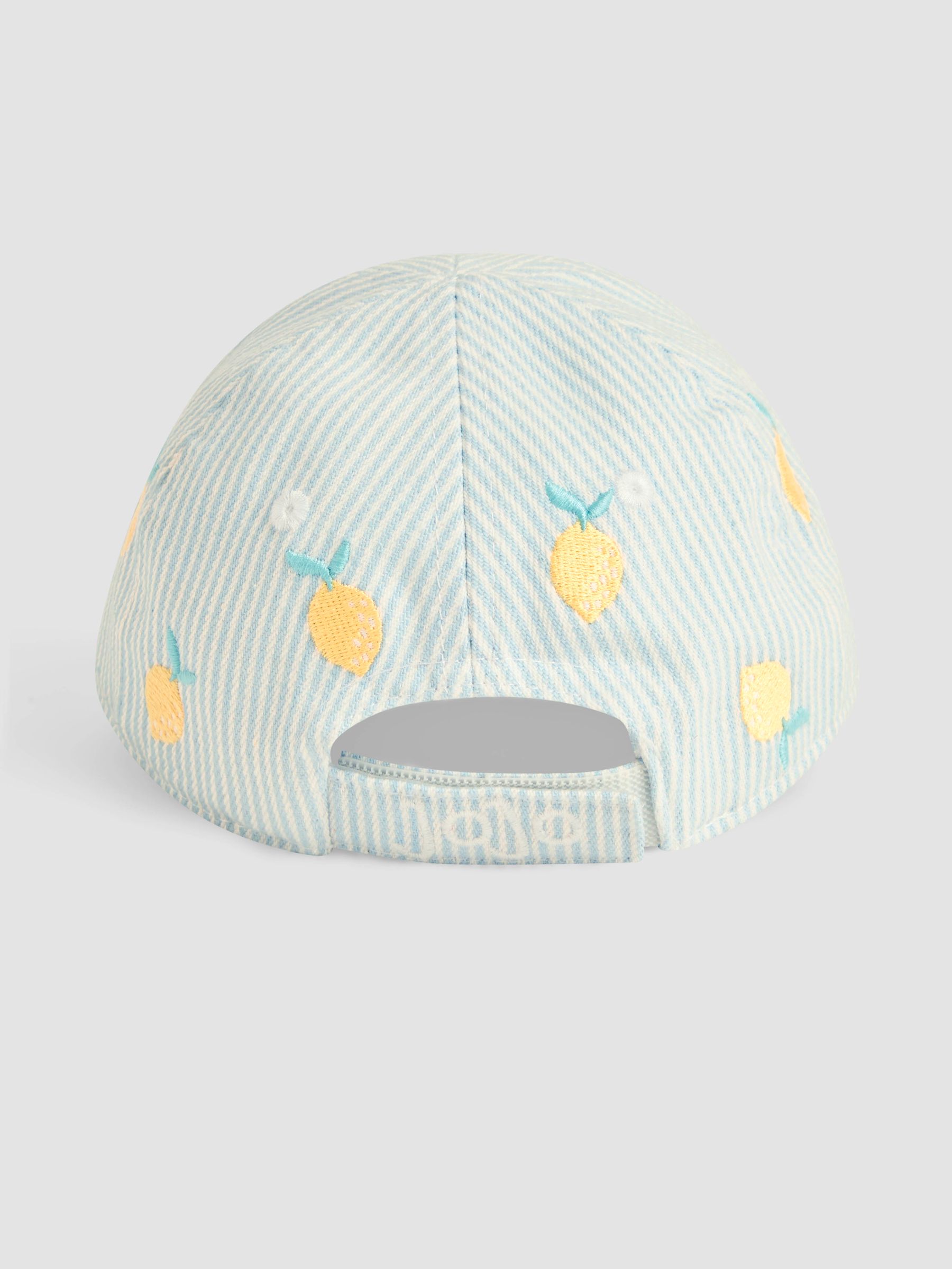 Blue Embroidered Cap - Image 3 of 4