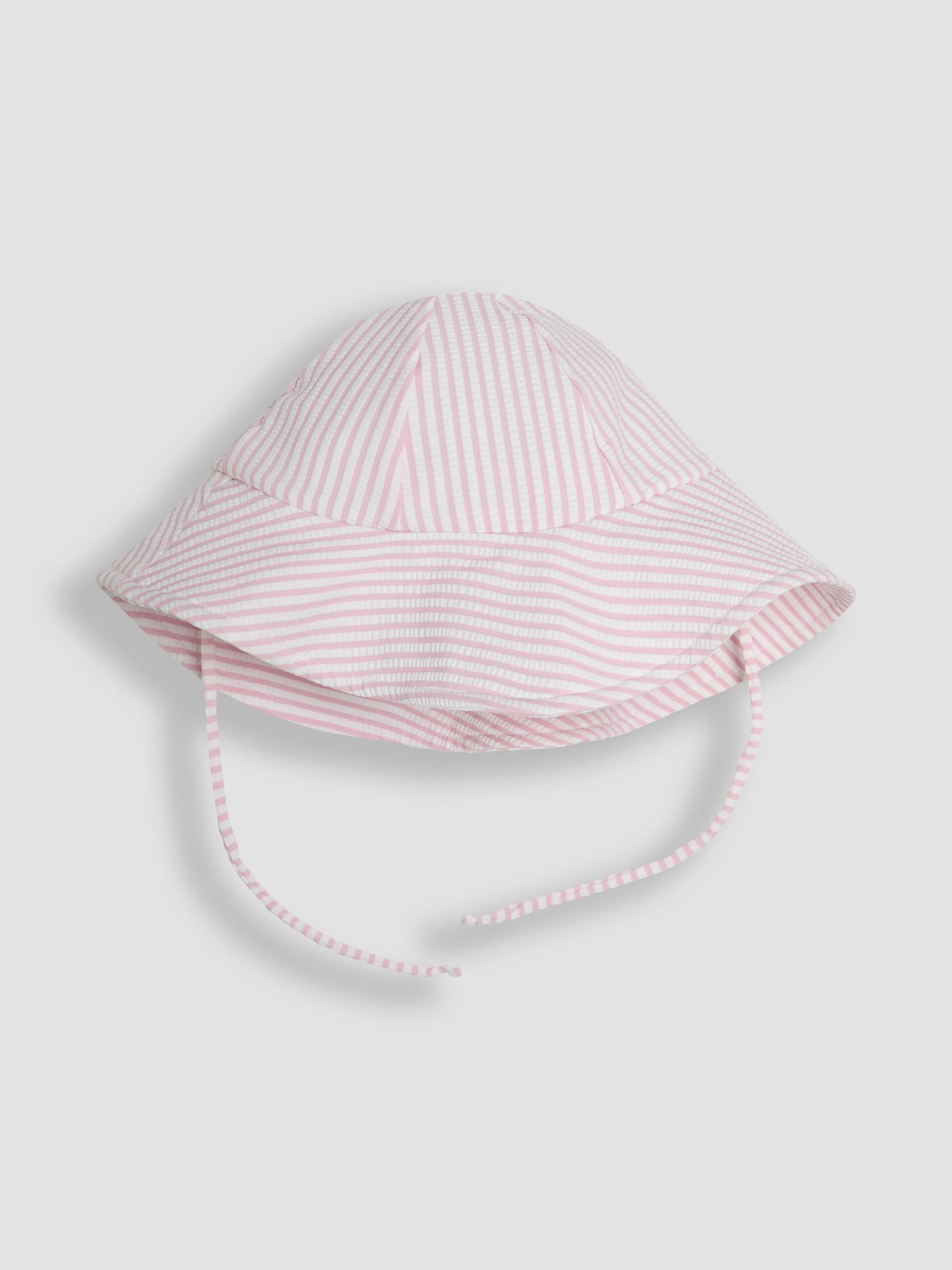 Pink Stripe Floppy Sun Hat - Image 1 of 3