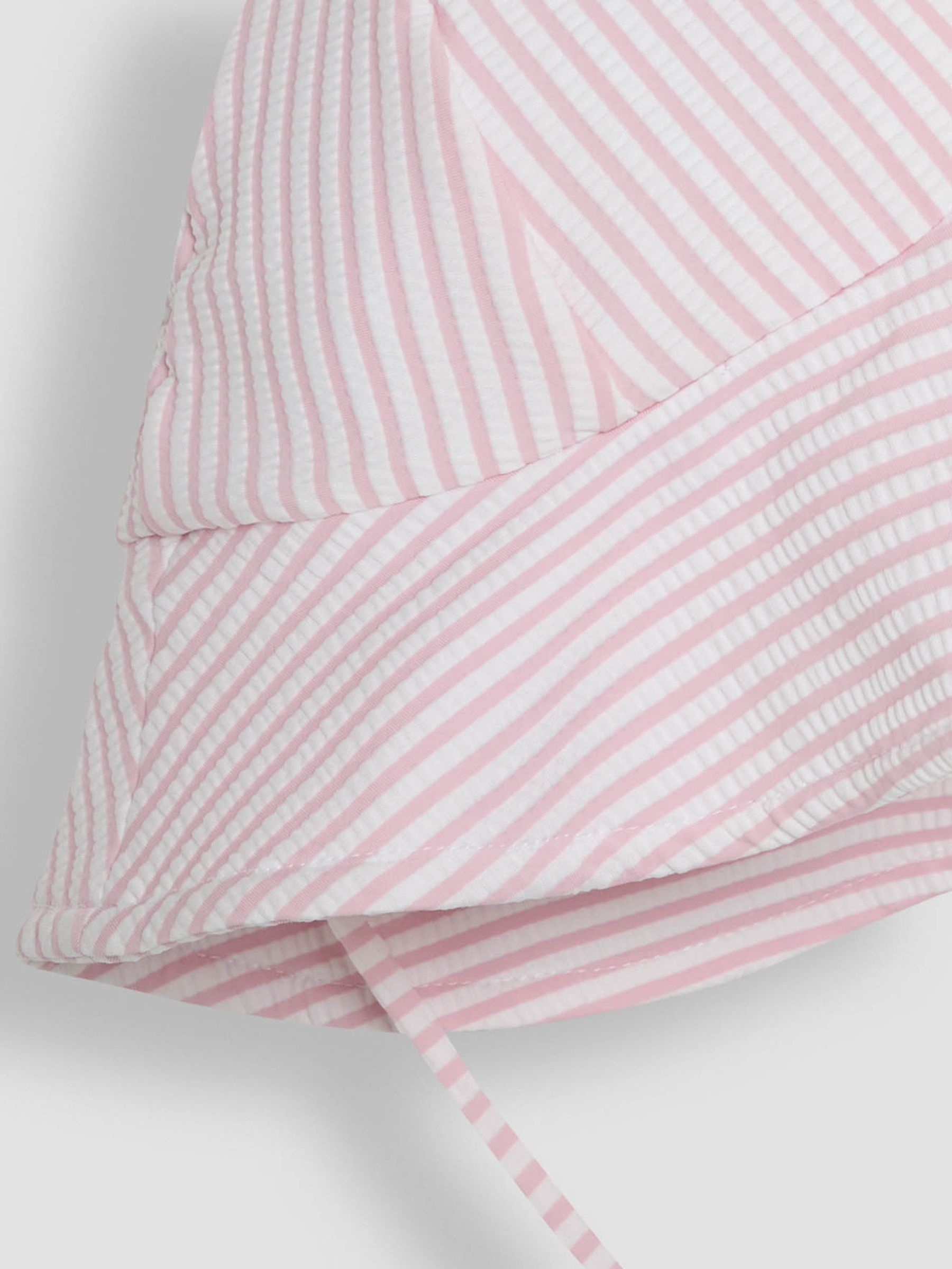 Pink Stripe Floppy Sun Hat - Image 2 of 3