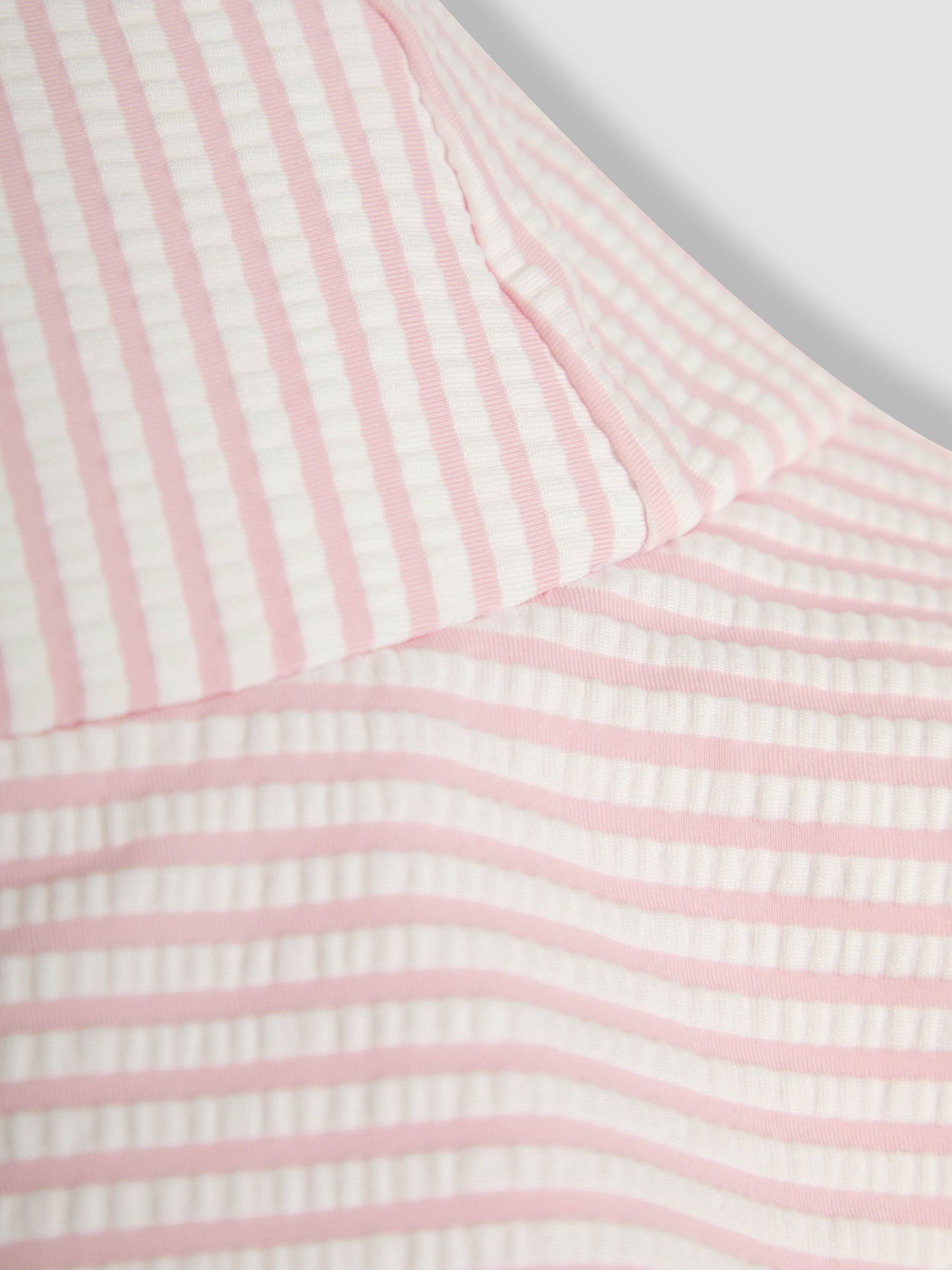 Pink Stripe Floppy Sun Hat - Image 3 of 3
