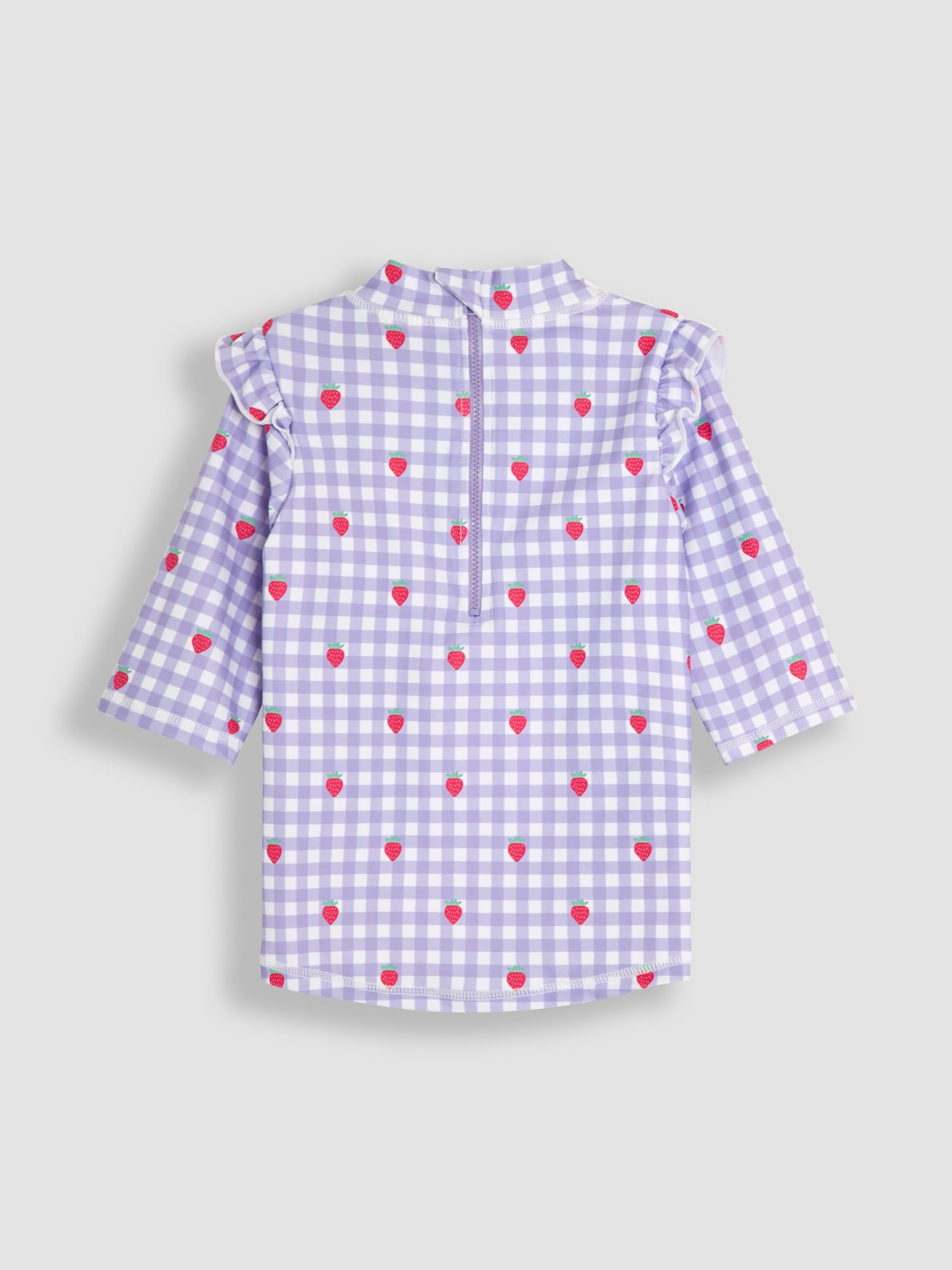 Gingham 2-Piece Sun Protection Suit - Image 3 of 6