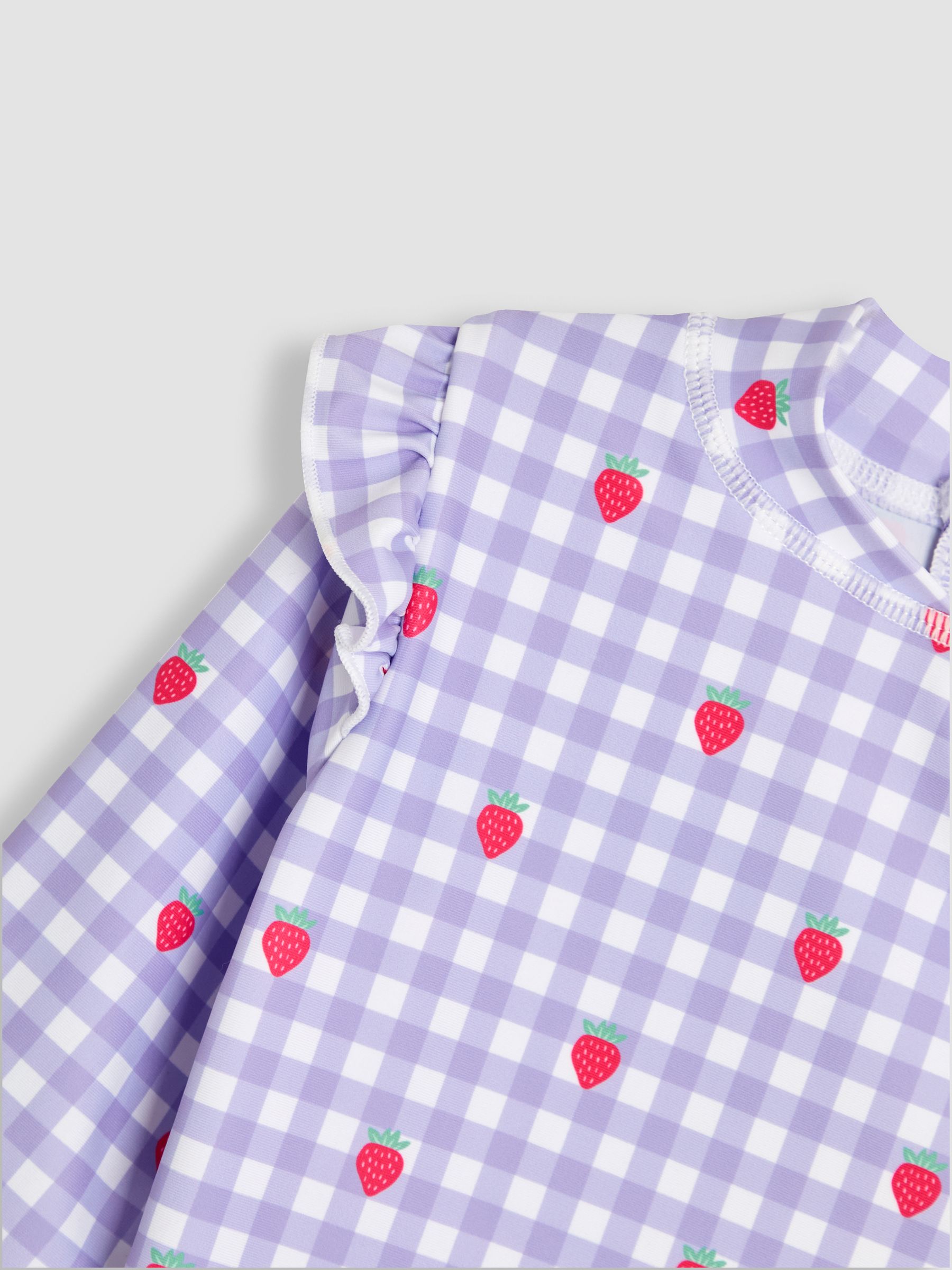 Gingham 2-Piece Sun Protection Suit - Image 6 of 6