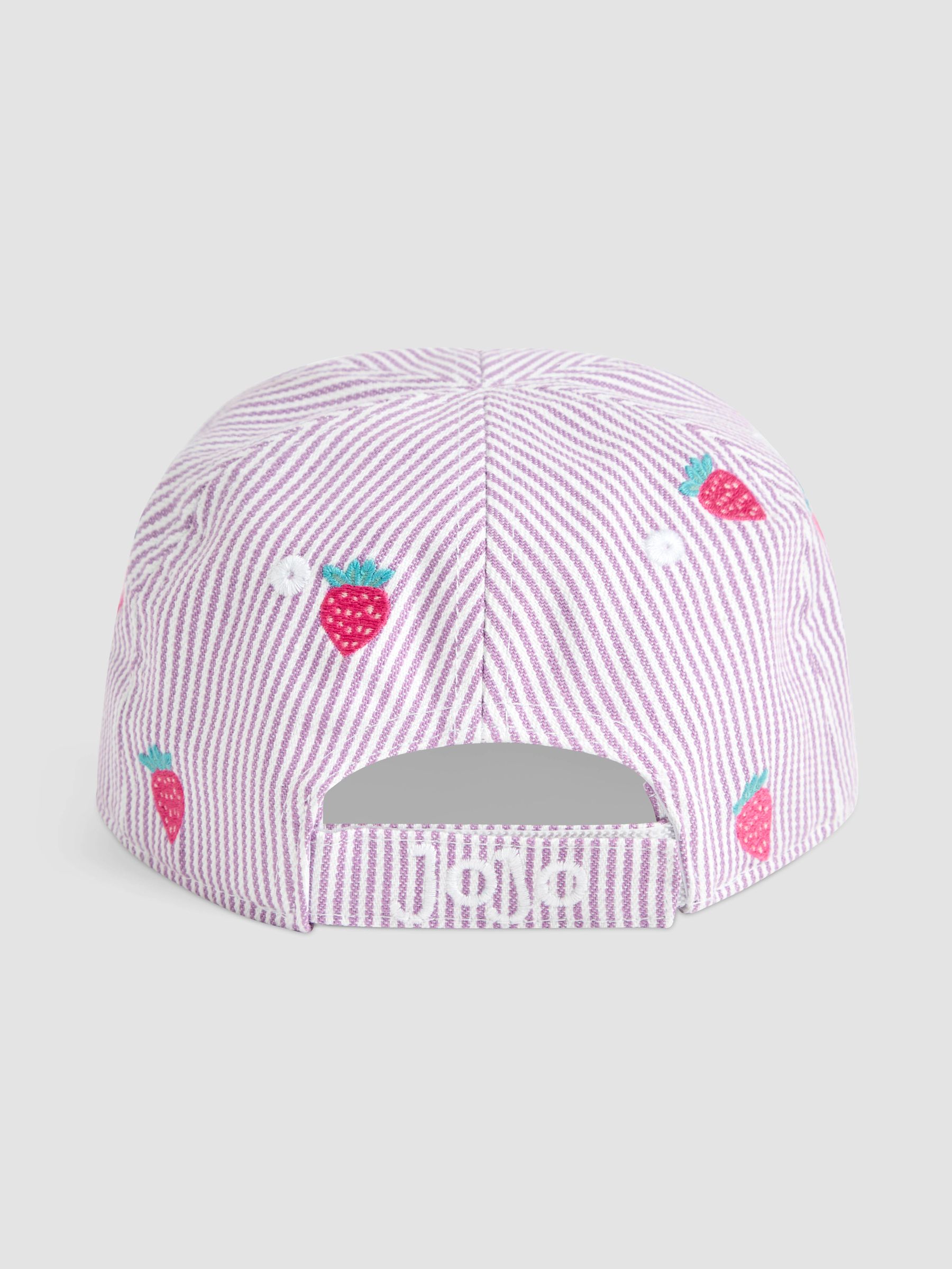 Lilac Embroidered Cap - Image 3 of 4